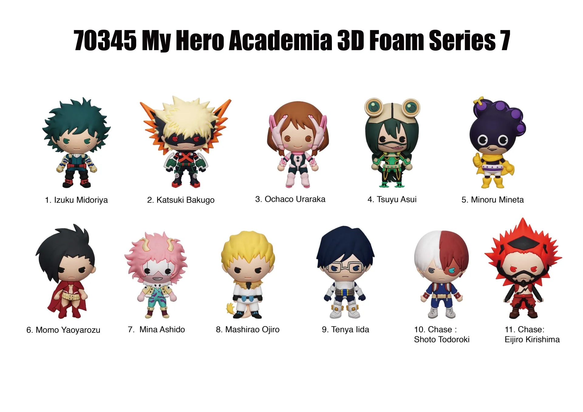 Clip ferma sacchetti MY Hero Academia S7 Blind Box Display (24) DS Modellismo Clip ferma sacchetti My Hero Academia S7