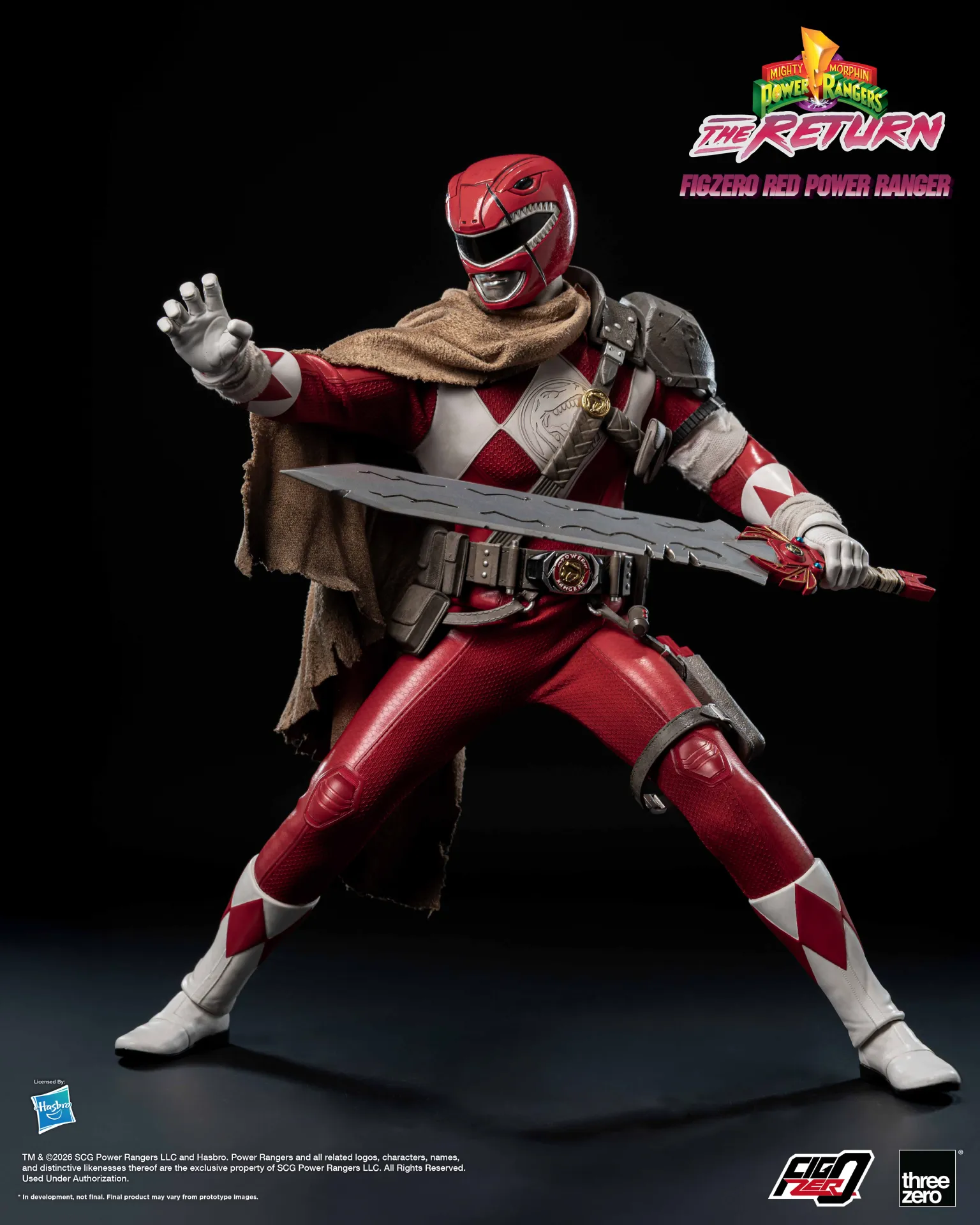 Mighty Morphin Power Rangers the Return Red Power Ranger 1/6 Action Figure DS Modellismo Mighty Morphin Power Rangers scala 1/6