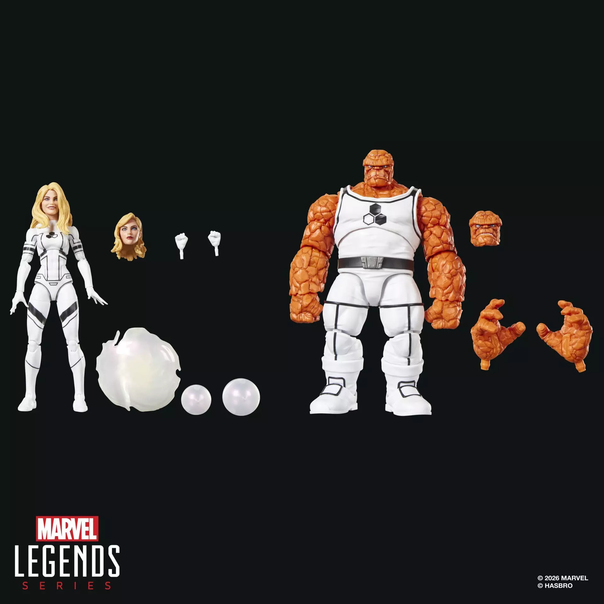 Marvel Legends Future Foundation the Thing and Invisible Woman Action Figures DS Modellismo Marvel Legends Future Foundation Thing