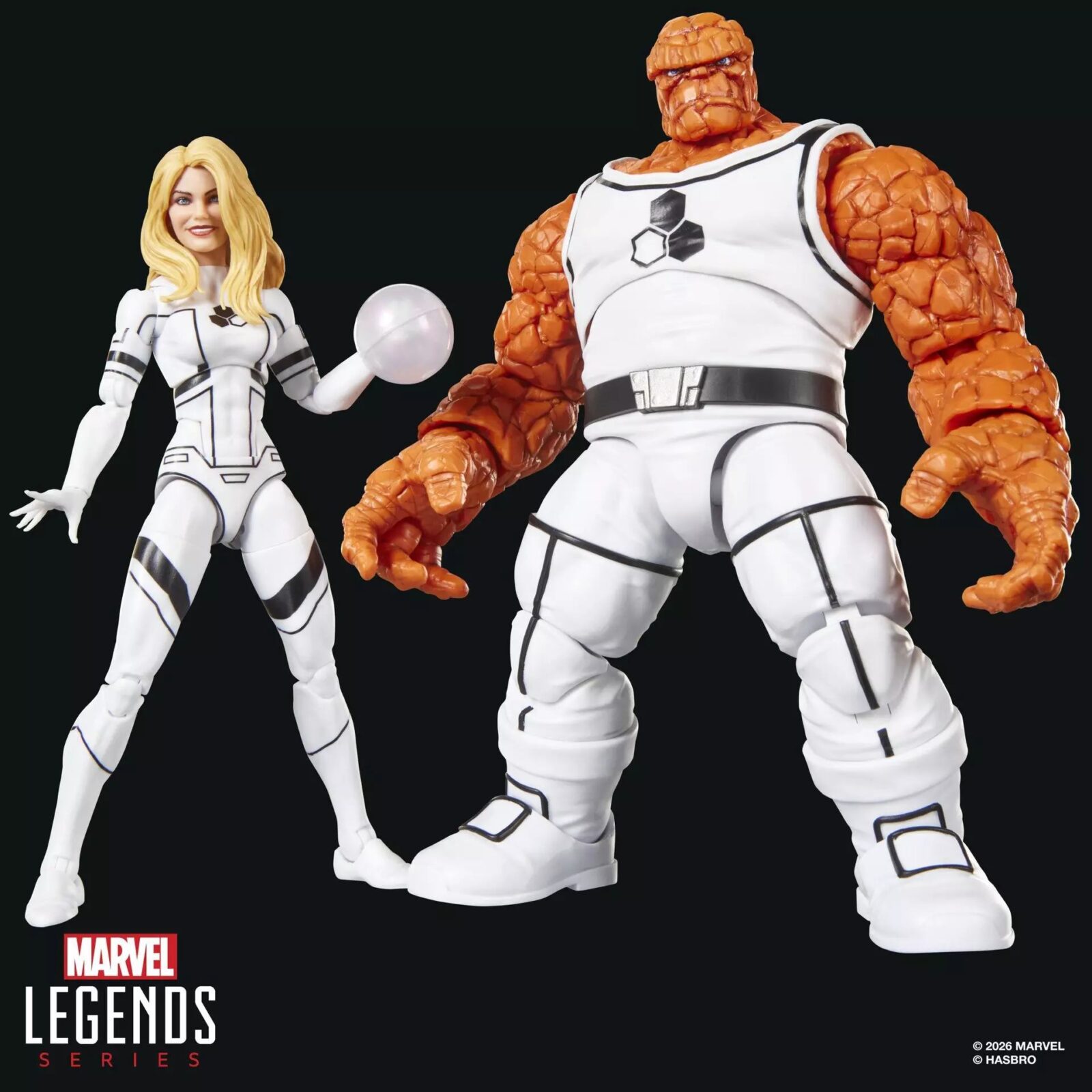 Marvel Legends Future Foundation the Thing and Invisible Woman Action Figures DS Modellismo Marvel Legends Future Foundation Thing