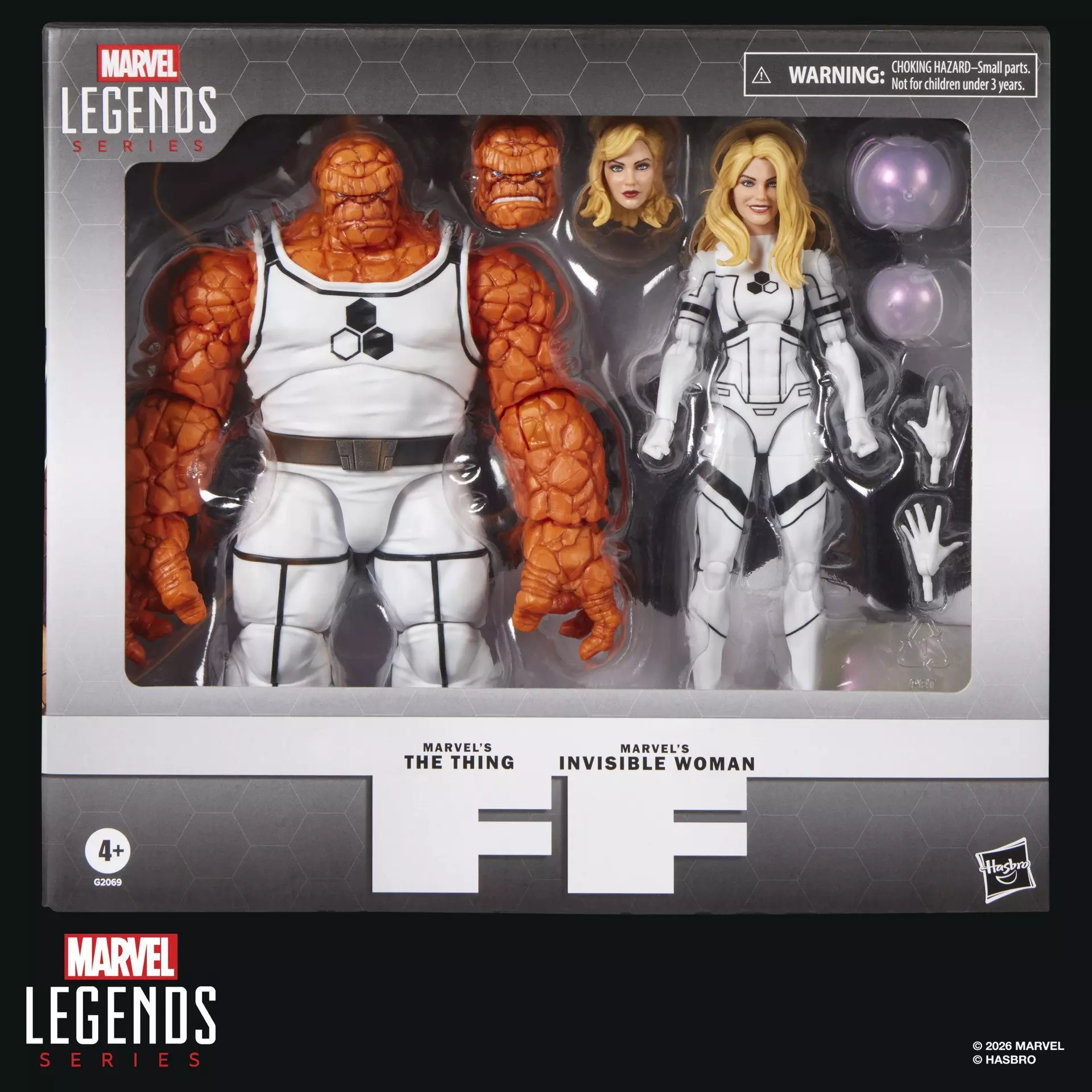 Marvel Legends Future Foundation the Thing and Invisible Woman Action Figures DS Modellismo Marvel Legends Future Foundation Thing
