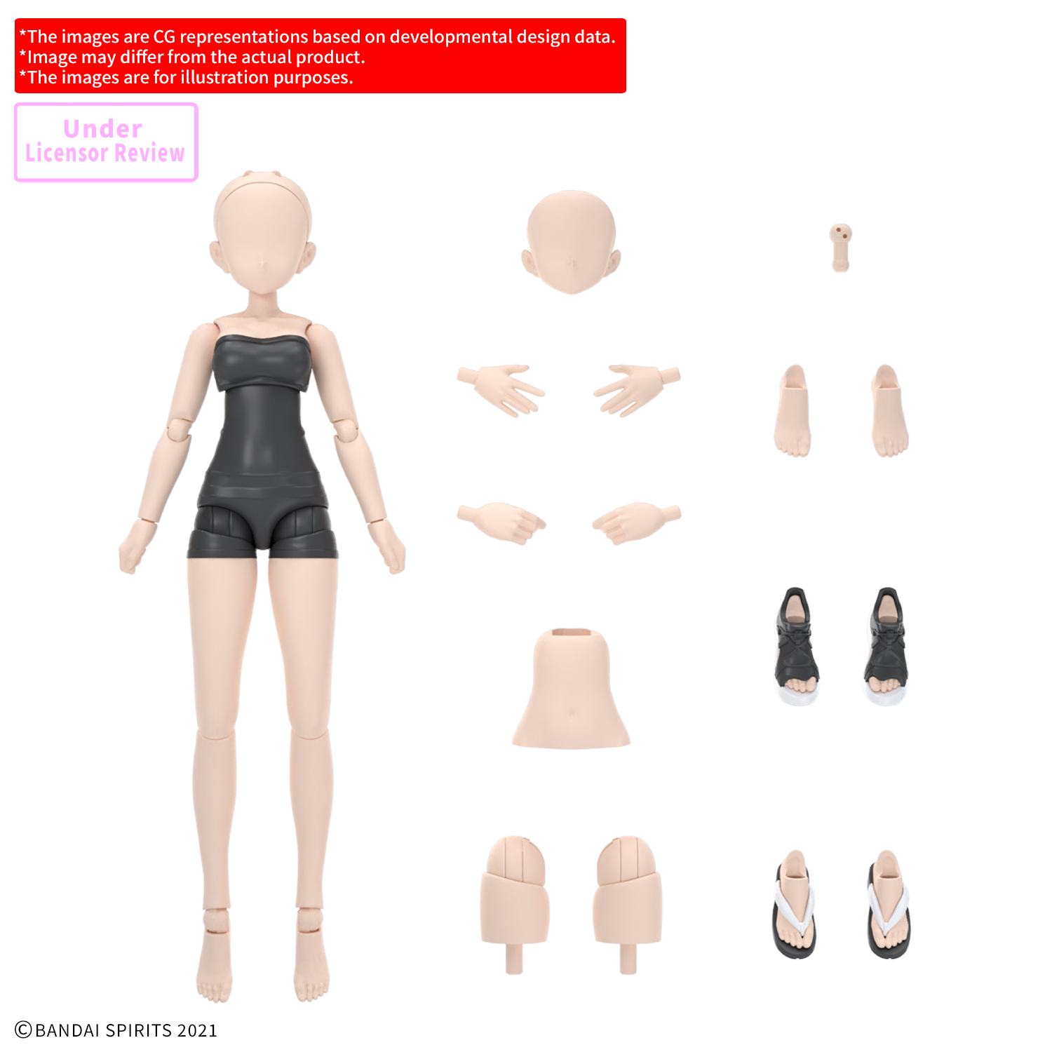 30MS Option Body Parts Arm Parts & Leg Parts S Color A DS Modellismo 30MS Option Body Parts Arm Parts & Leg Parts