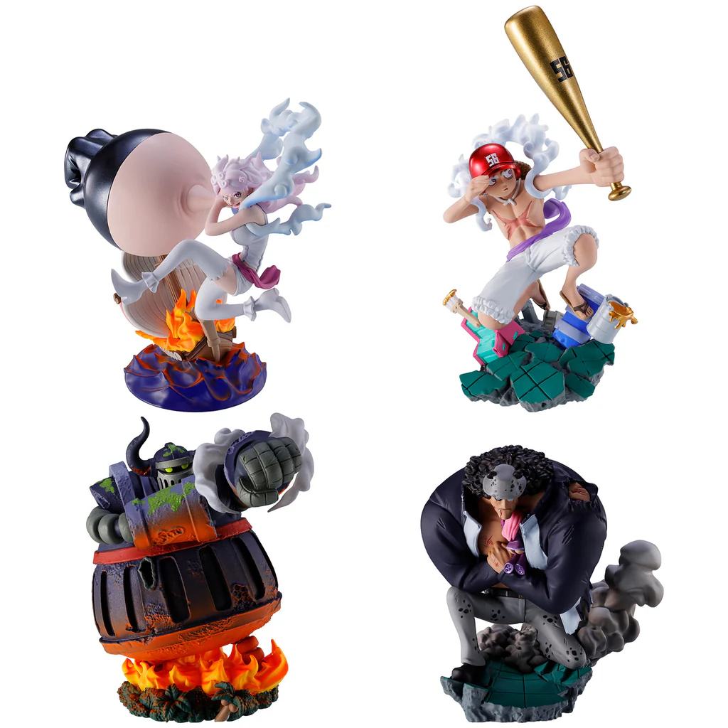 One Piece Egghead Petitrama Logbox RE Birth Vol 02 Set (4) DS Modellismo One Piece Egghead Petitrama Logbox Re Birth