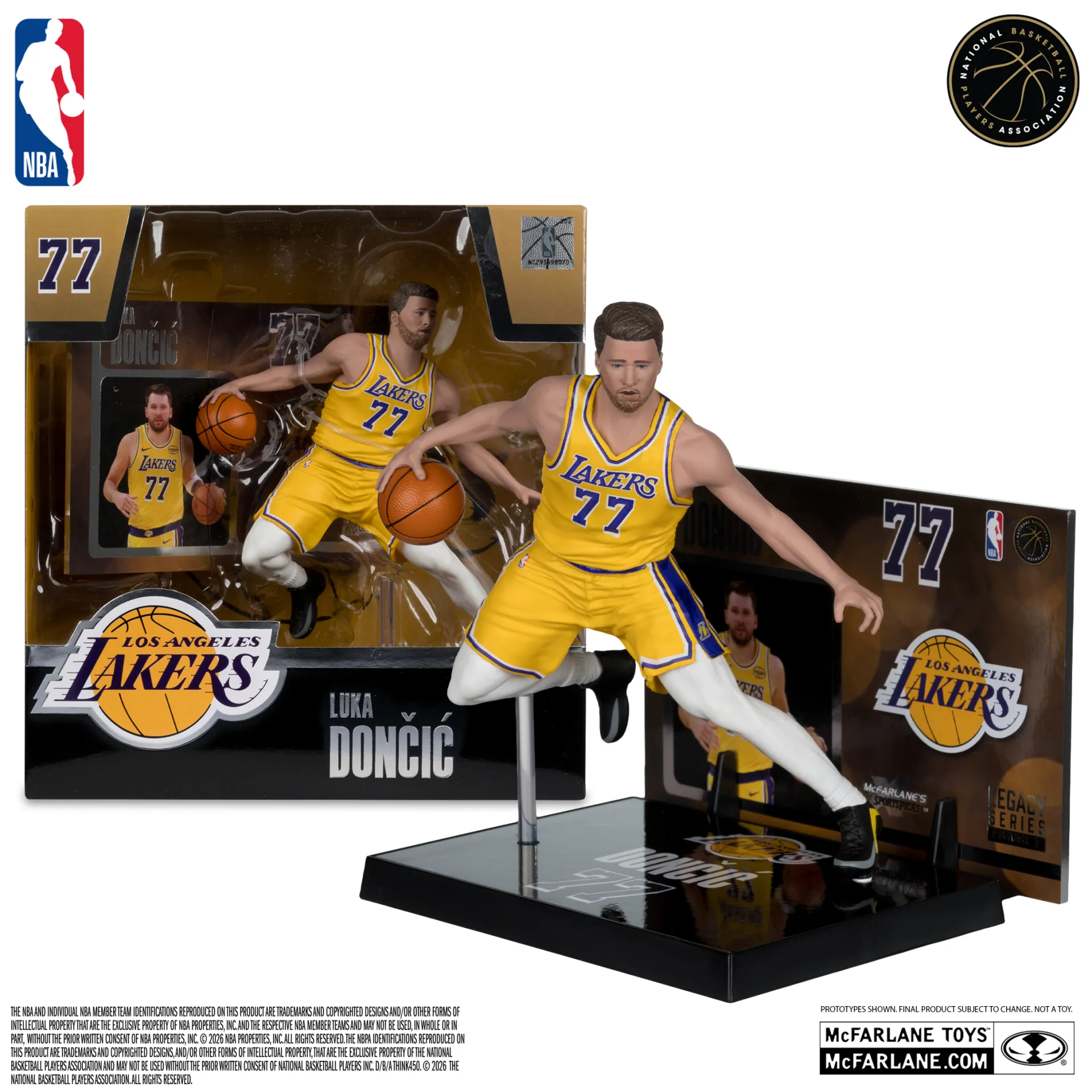 NBA Sportspicks Luka Doncic (LA Lakers) Posed Figures DS Modellismo Nba Sportspicks Luka Doncic (La Lakers)
