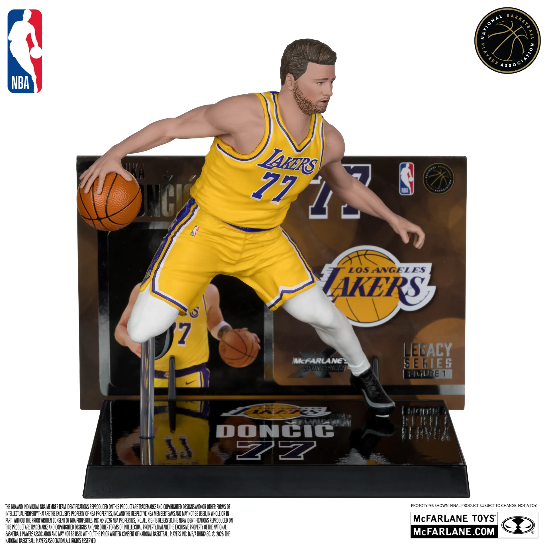 NBA Sportspicks Luka Doncic (LA Lakers) Posed Figures DS Modellismo Nba Sportspicks Luka Doncic (La Lakers)