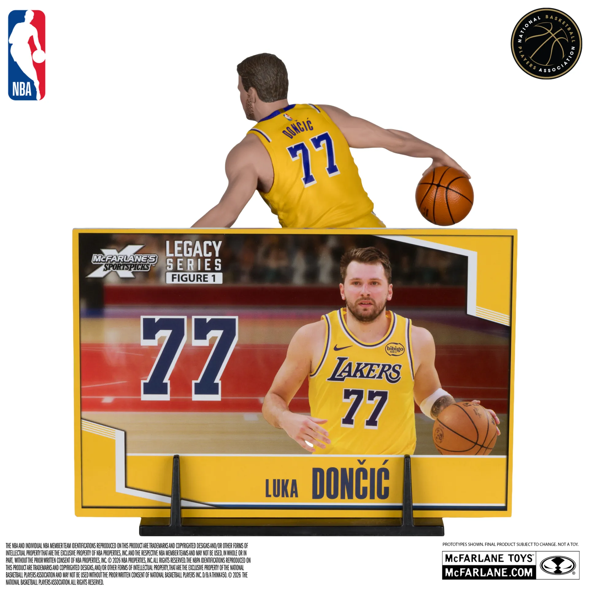 NBA Sportspicks Luka Doncic (LA Lakers) Posed Figures DS Modellismo Nba Sportspicks Luka Doncic (La Lakers)