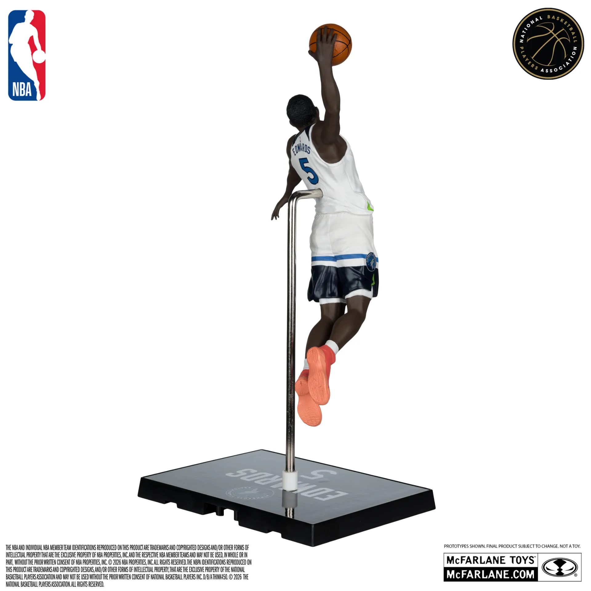 NBA Sportspicks Anthony Edwards (Minnesota Timberwolves) Posed Figure DS Modellismo Nba Sportspicks Anthony Edwards