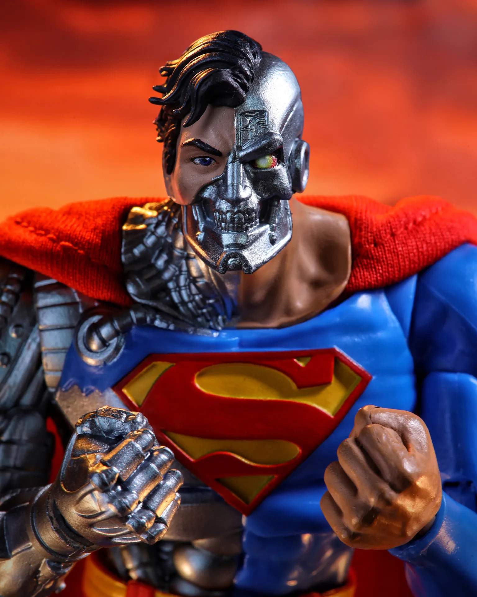 McFarlane Vault DC Multiverse 7INCH Cyborg Superman Action Figure DS Modellismo McFarlane Vault Dc Multiverse 7INCH Cyborg
