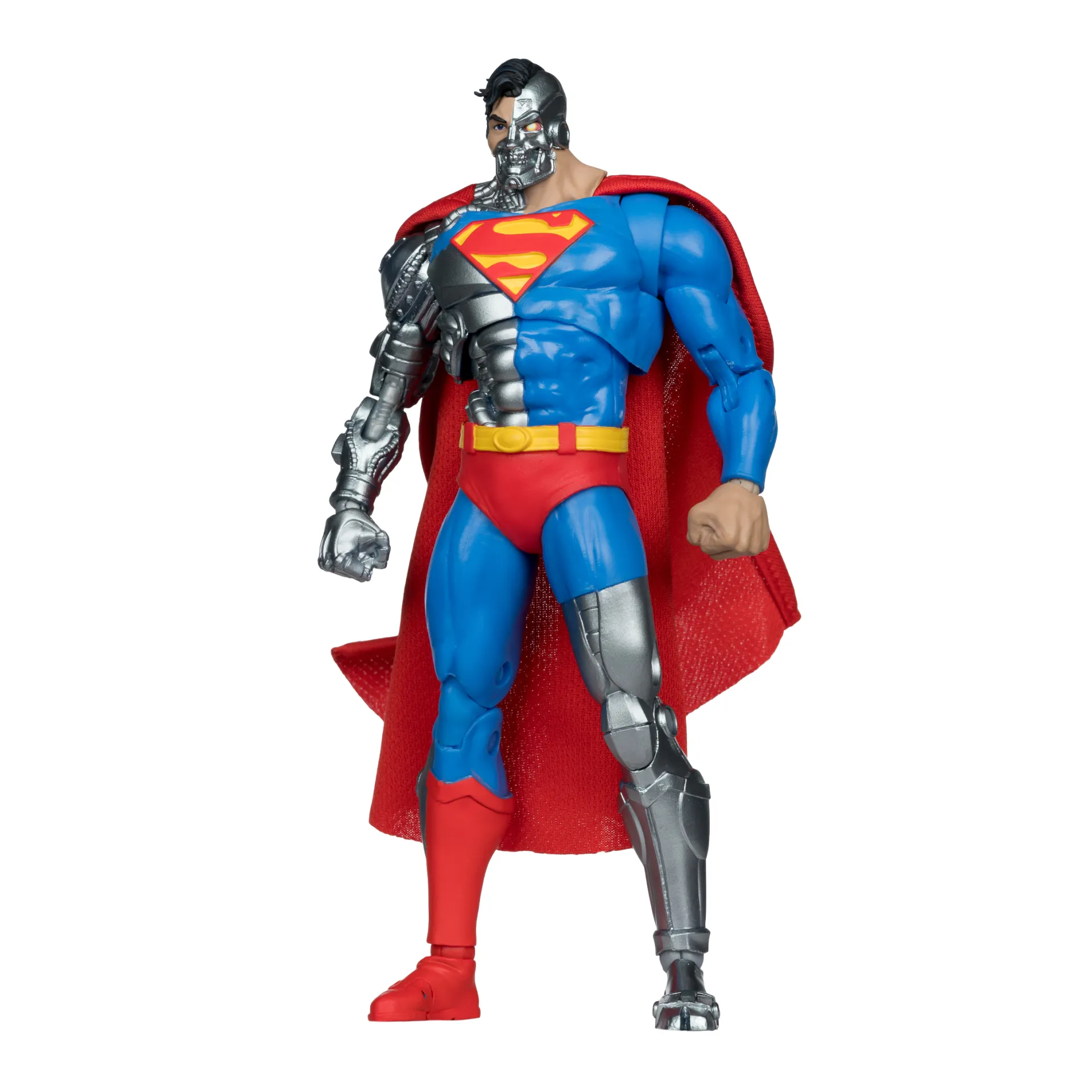 McFarlane Vault DC Multiverse 7INCH Cyborg Superman Action Figure DS Modellismo McFarlane Vault Dc Multiverse 7INCH Cyborg