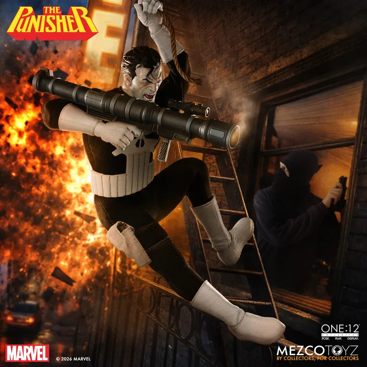One 12 Collective Punisher Action Figure DS Modellismo One 12 Collective Punisher Action MEZCO TOYS