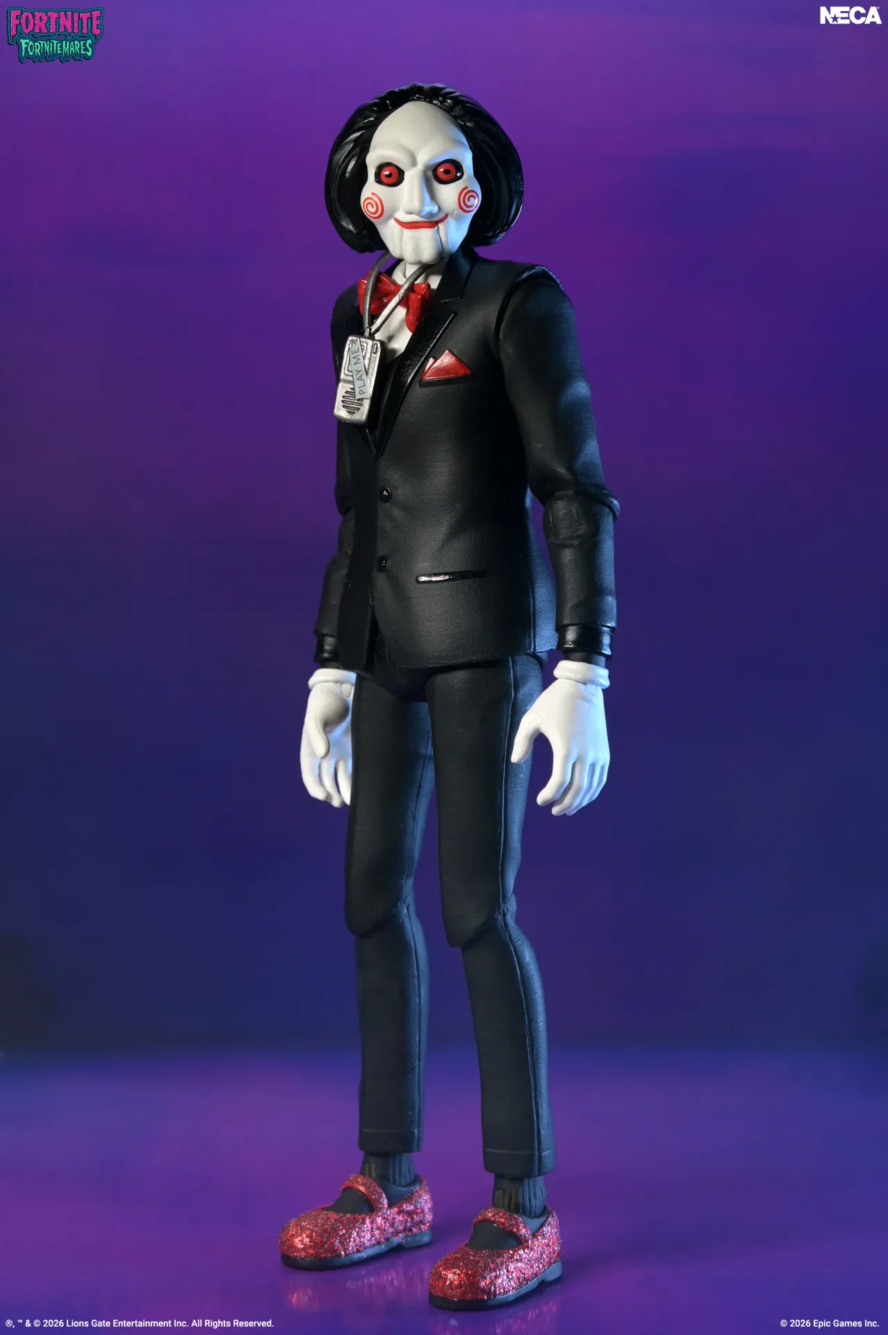 Fortnite X Saw Billy the Puppet Action Figure DS Modellismo Fortnite X Saw Billy Puppet Action NECA