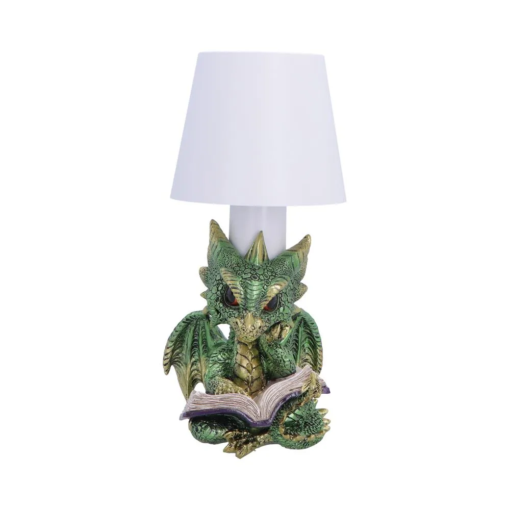 Green Book Dragon Lamp DS Modellismo Green Book Dragon Lamp NEMESIS NOW
