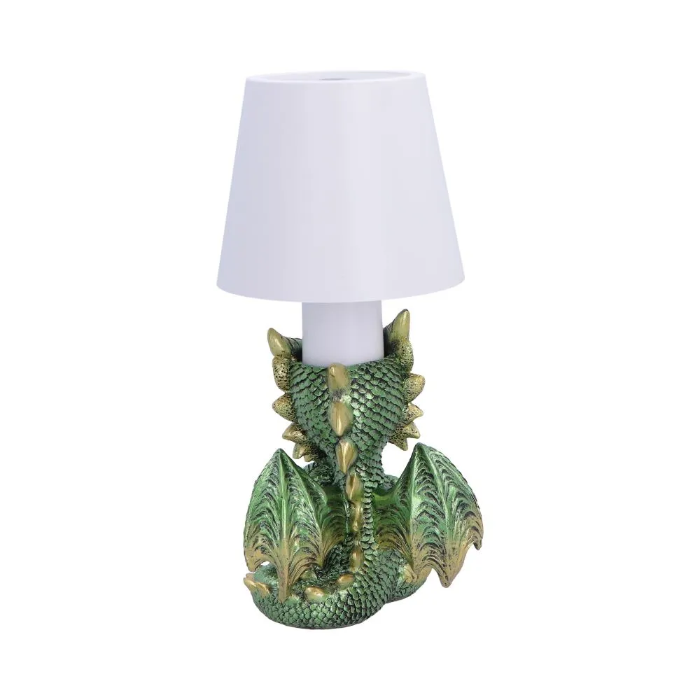 Green Book Dragon Lamp DS Modellismo Green Book Dragon Lamp NEMESIS NOW
