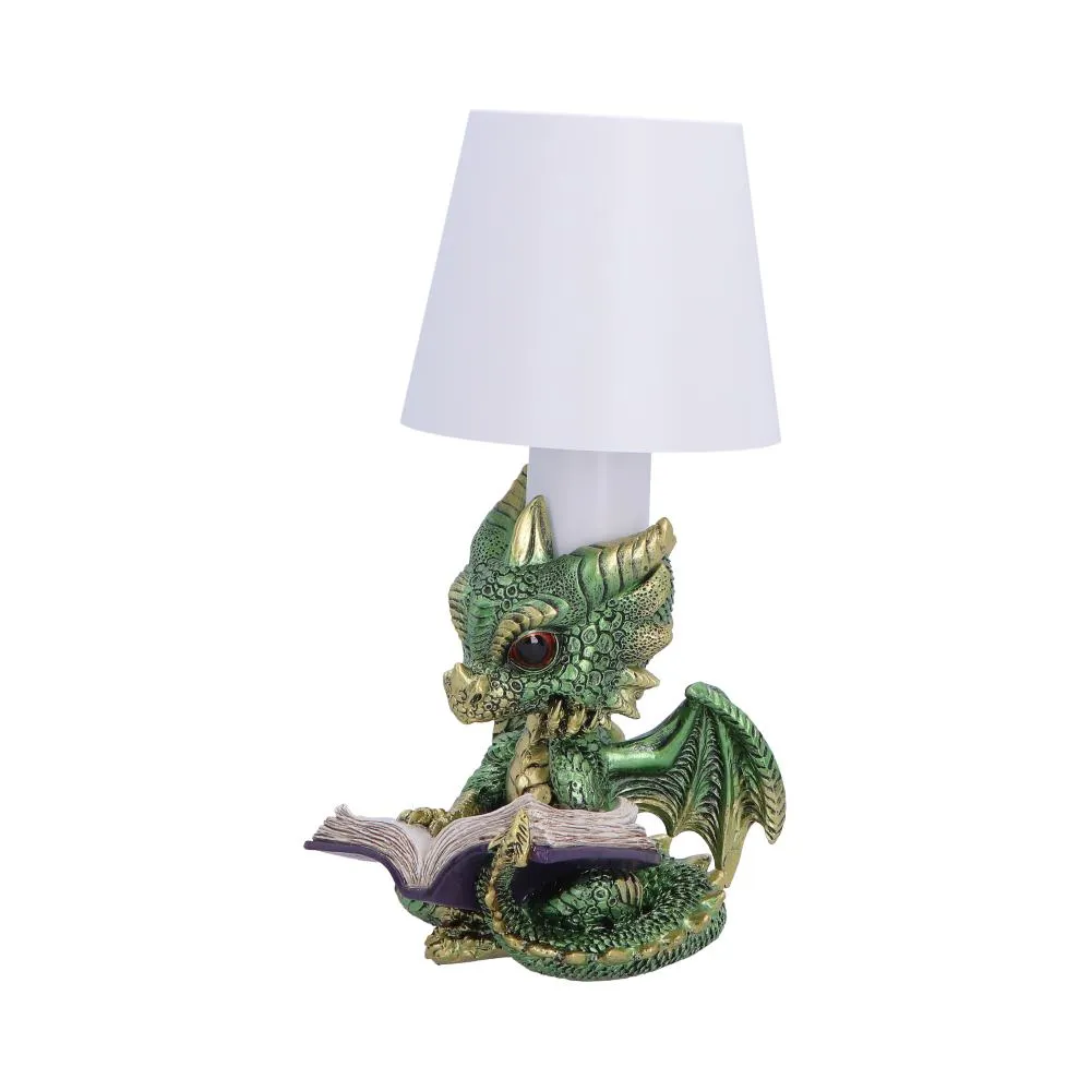 Green Book Dragon Lamp DS Modellismo Green Book Dragon Lamp NEMESIS NOW