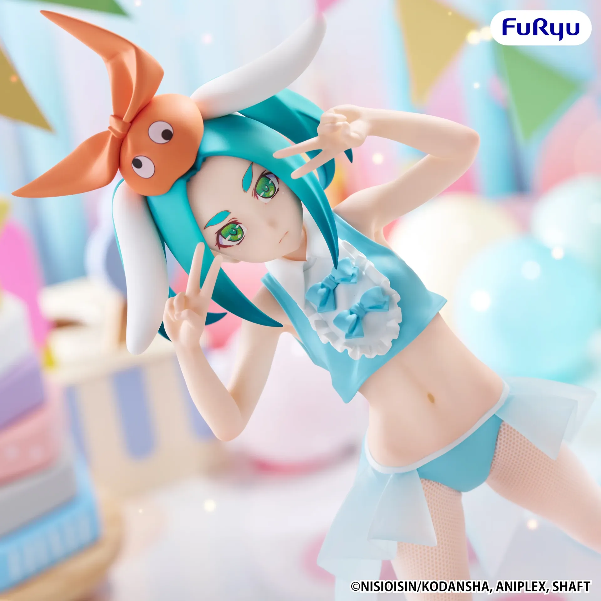 Monogatari Yotsugi Ononoki Bicute Bunnies Figure DS Modellismo Monogatari Yotsugi Ononoki Bicute Bunnies
