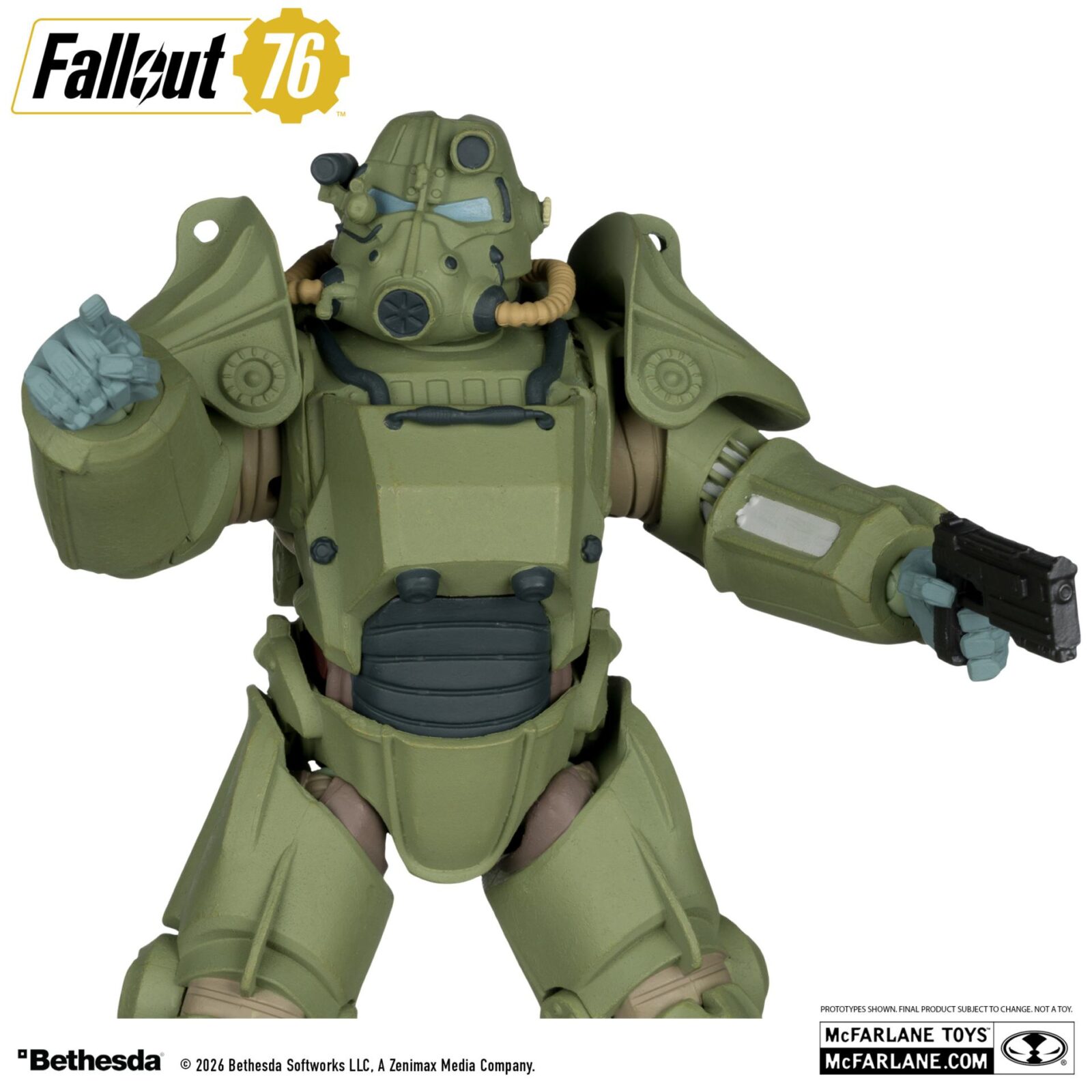 McFarlane Gaming Edition 7INCH Fallout 76 T-45 Military Armor Action Figure DS Modellismo McFarlane Gaming 7INCH Fallout 76 T-45