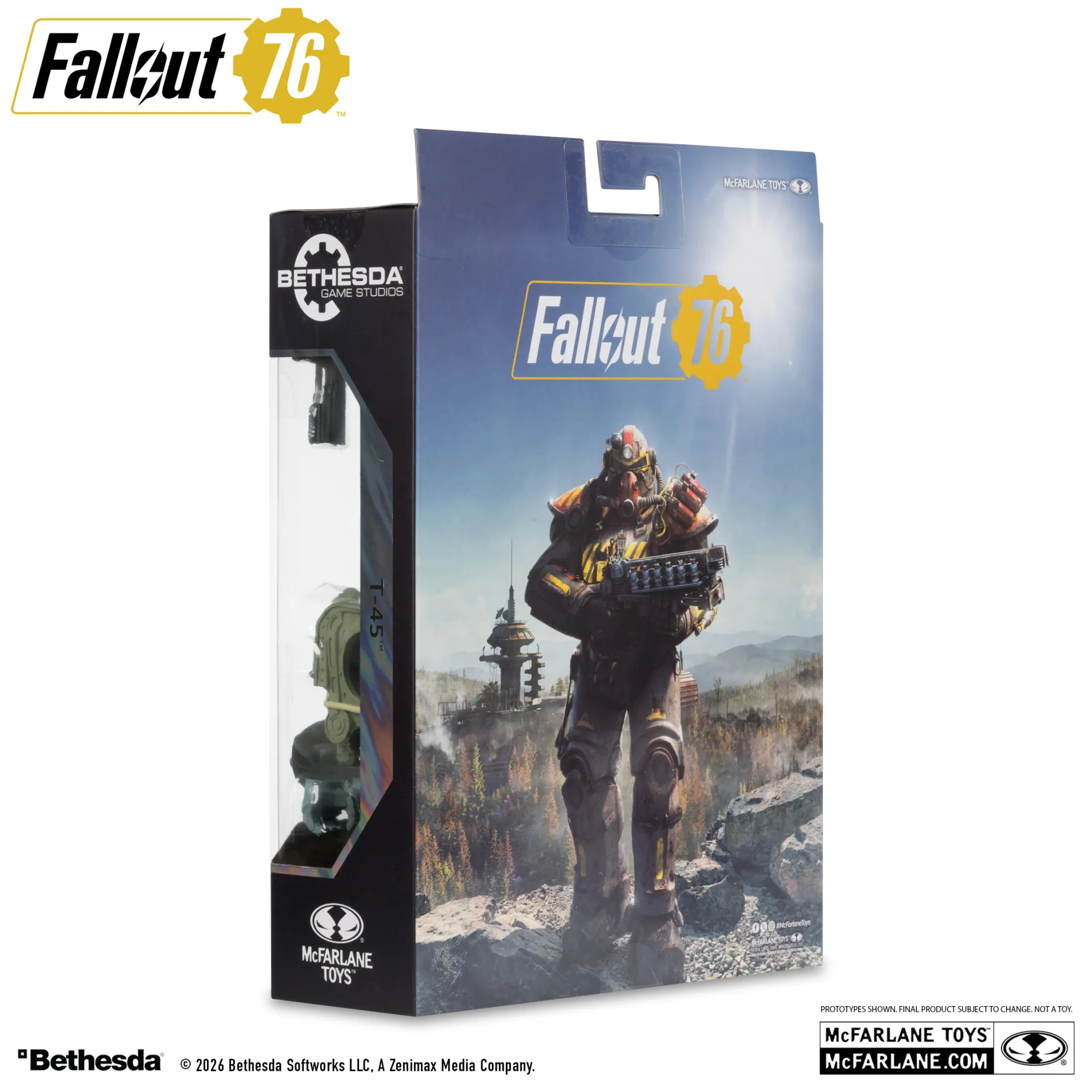 McFarlane Gaming Edition 7INCH Fallout 76 T-45 Military Armor Action Figure DS Modellismo McFarlane Gaming 7INCH Fallout 76 T-45
