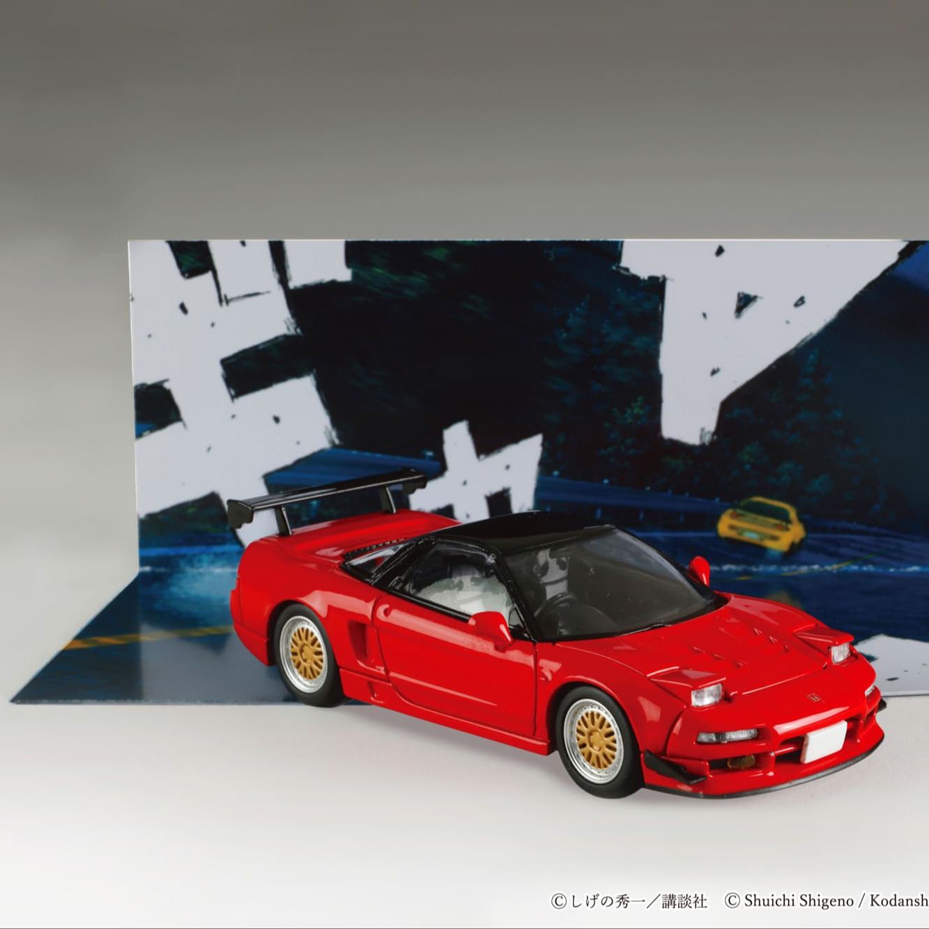Initial D 1/64 Honda NSX GO Hojo vs Keisuke Takahashi DS Modellismo Initial D Honda Nsx Go Hojo vs scala 1/64
