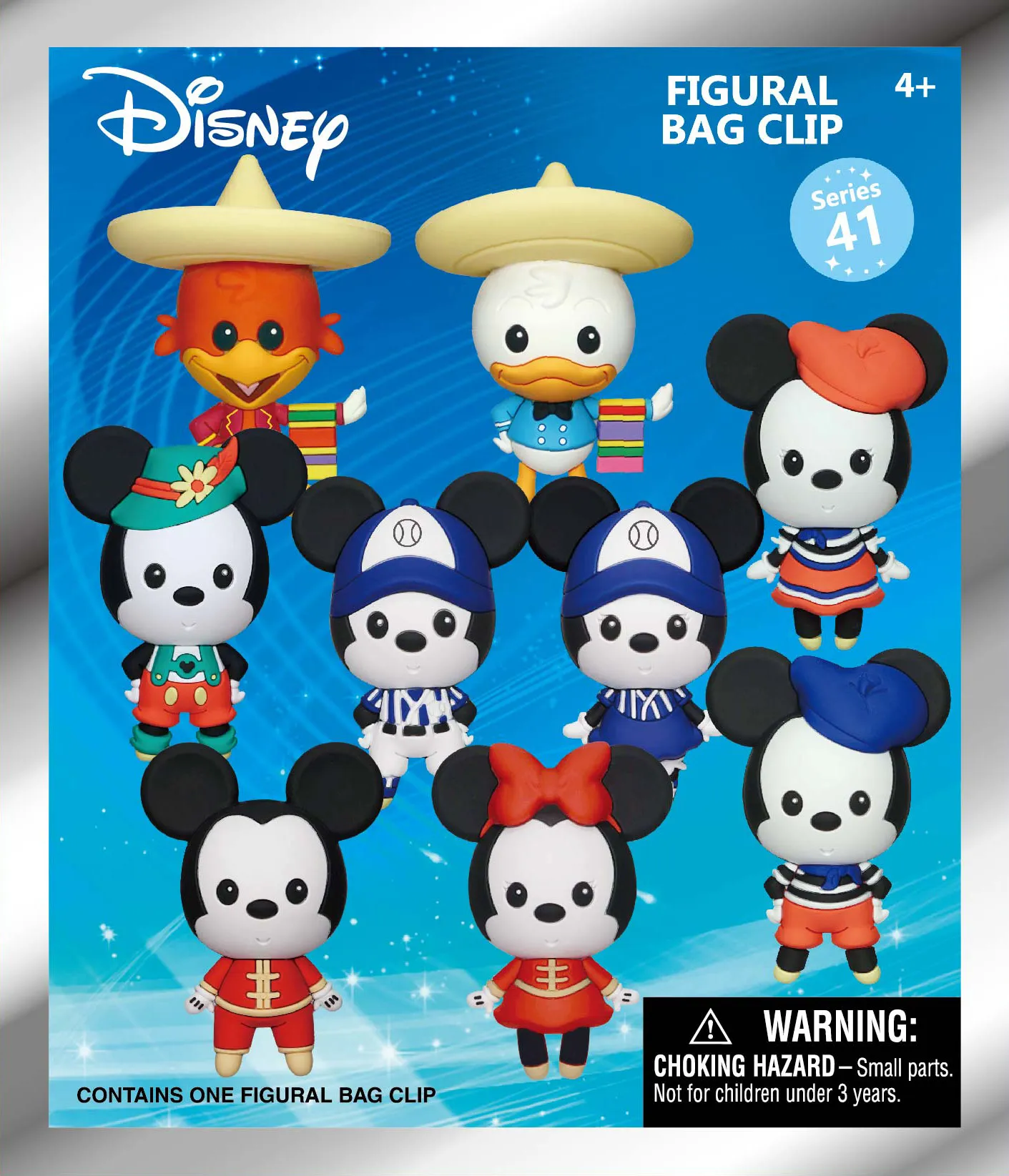 Clip ferma sacchetti Mickey & Minnie Around the World Blind Box Display (24) DS Modellismo Clip ferma sacchetti Mickey & Minnie Around