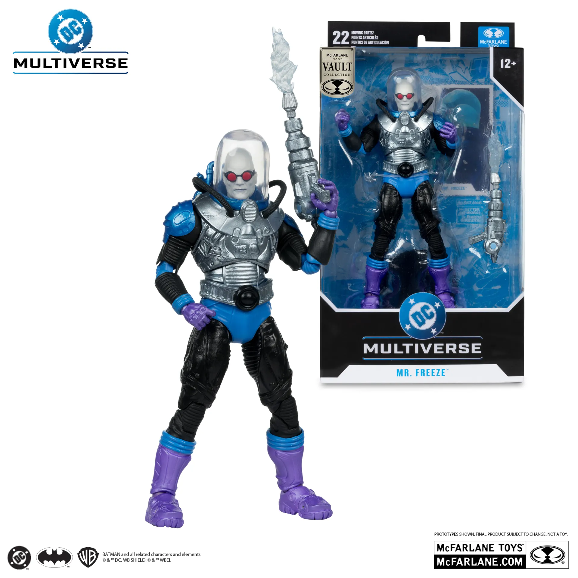McFarlane Vault DC Multiverse 7INCH MR. Freeze Action Figure DS Modellismo McFarlane Vault Dc Multiverse 7INCH Mr.