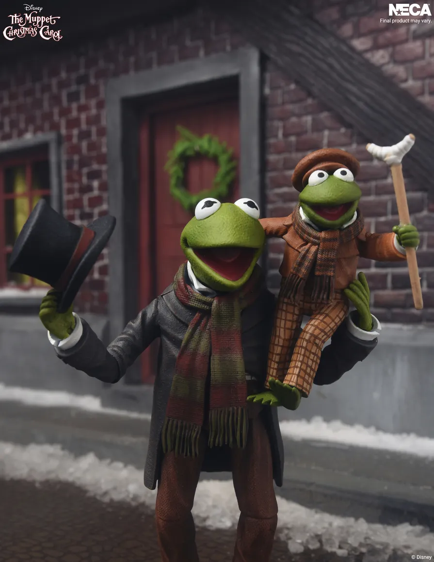 The Muppet Christmas Carol Kermit AS Bob Cratchit Ultimate Action Figure DS Modellismo Muppet Christmas Carol Kermit As Bob
