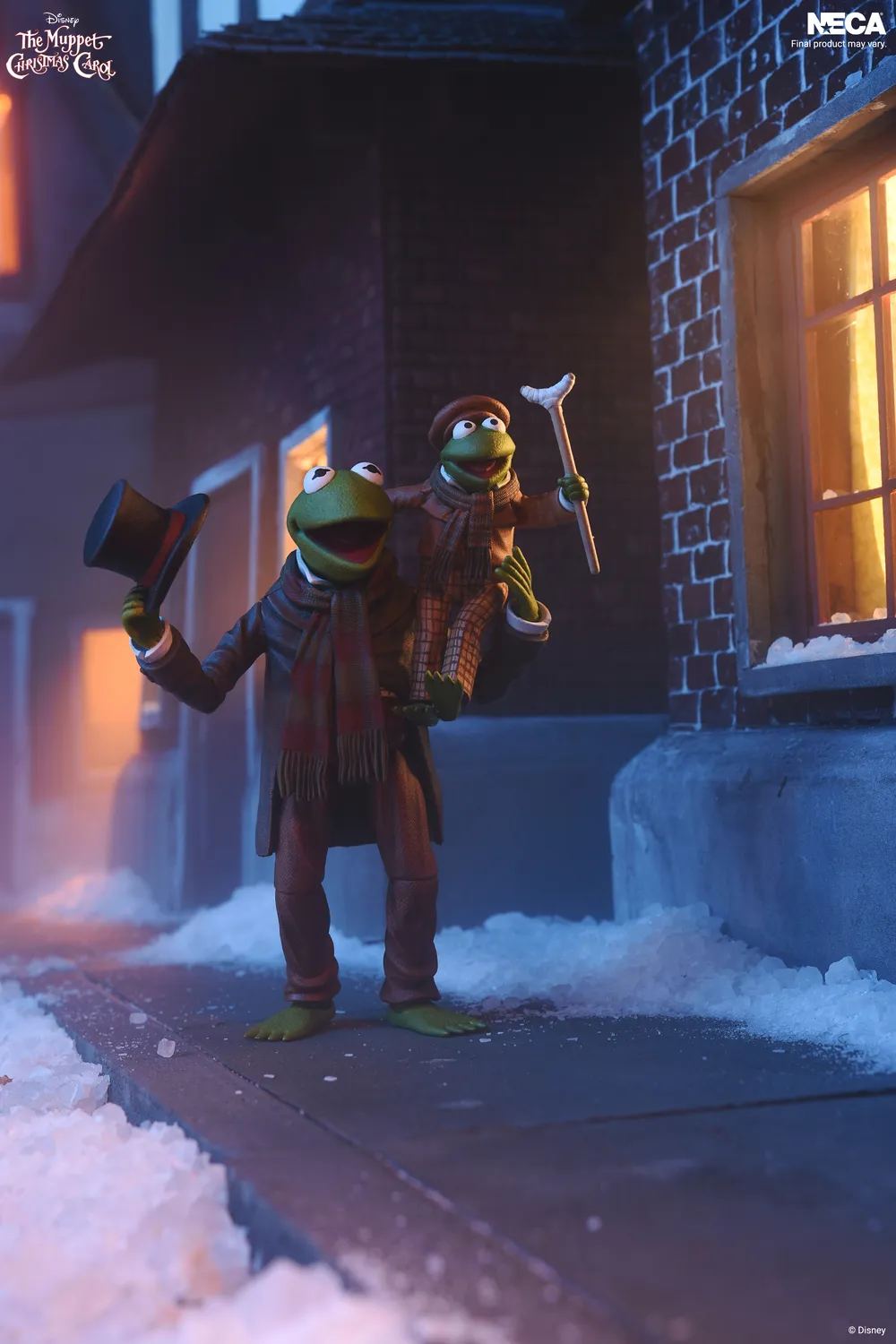 The Muppet Christmas Carol Kermit AS Bob Cratchit Ultimate Action Figure DS Modellismo Muppet Christmas Carol Kermit As Bob