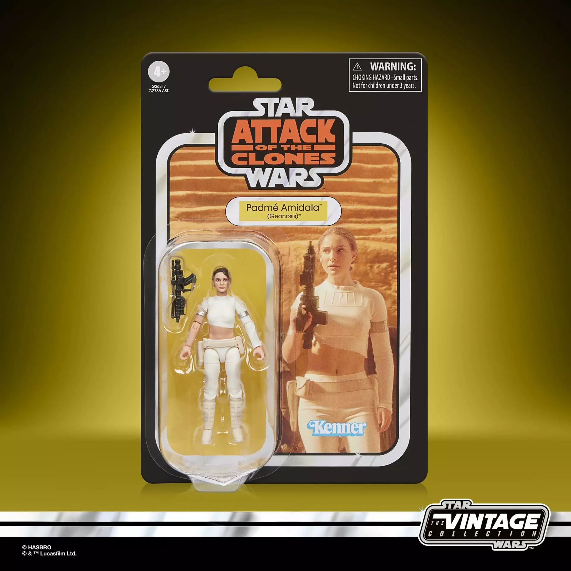 Star Wars Vintage Attack of the Clones Padme Amidala Geonosis Action Figure DS Modellismo Star Wars Vintage Attack Clones Padme