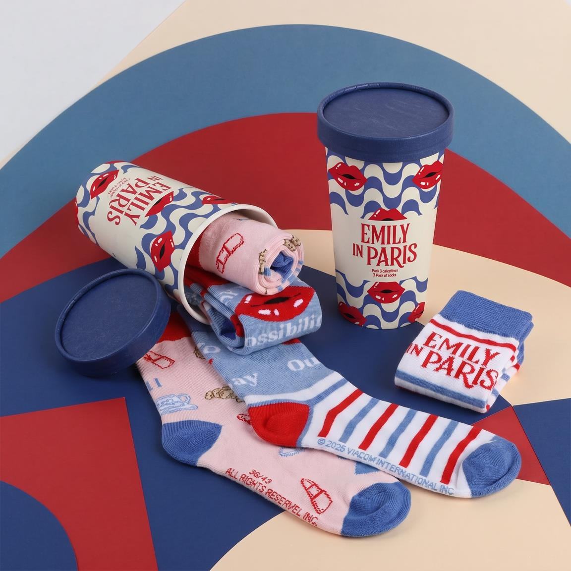 Confezione regalo Emily IN Paris Socks Pack (3) DS Modellismo Confezione regalo Emily In Paris Socks (3)