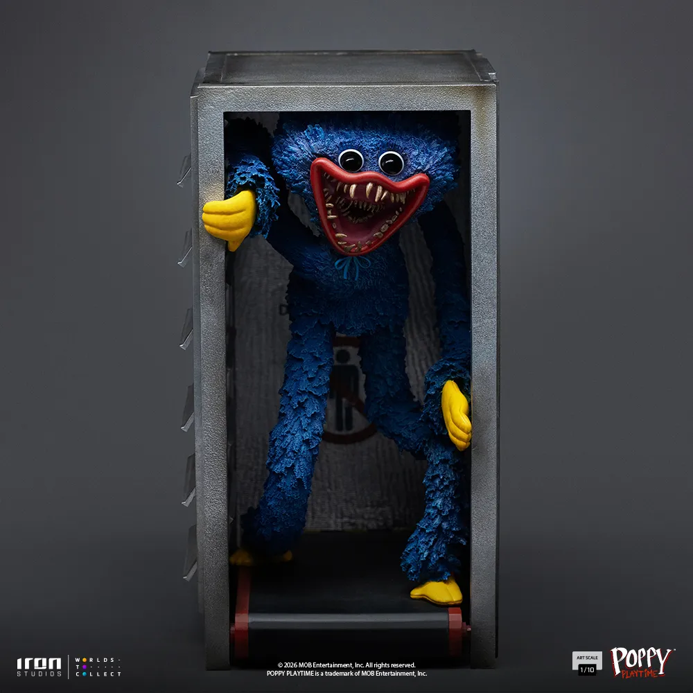 Statua Poppy Playtime Huggy Wuggy 1/10 DS Modellismo Statua Poppy Playtime Huggy Wuggy scala 1/10