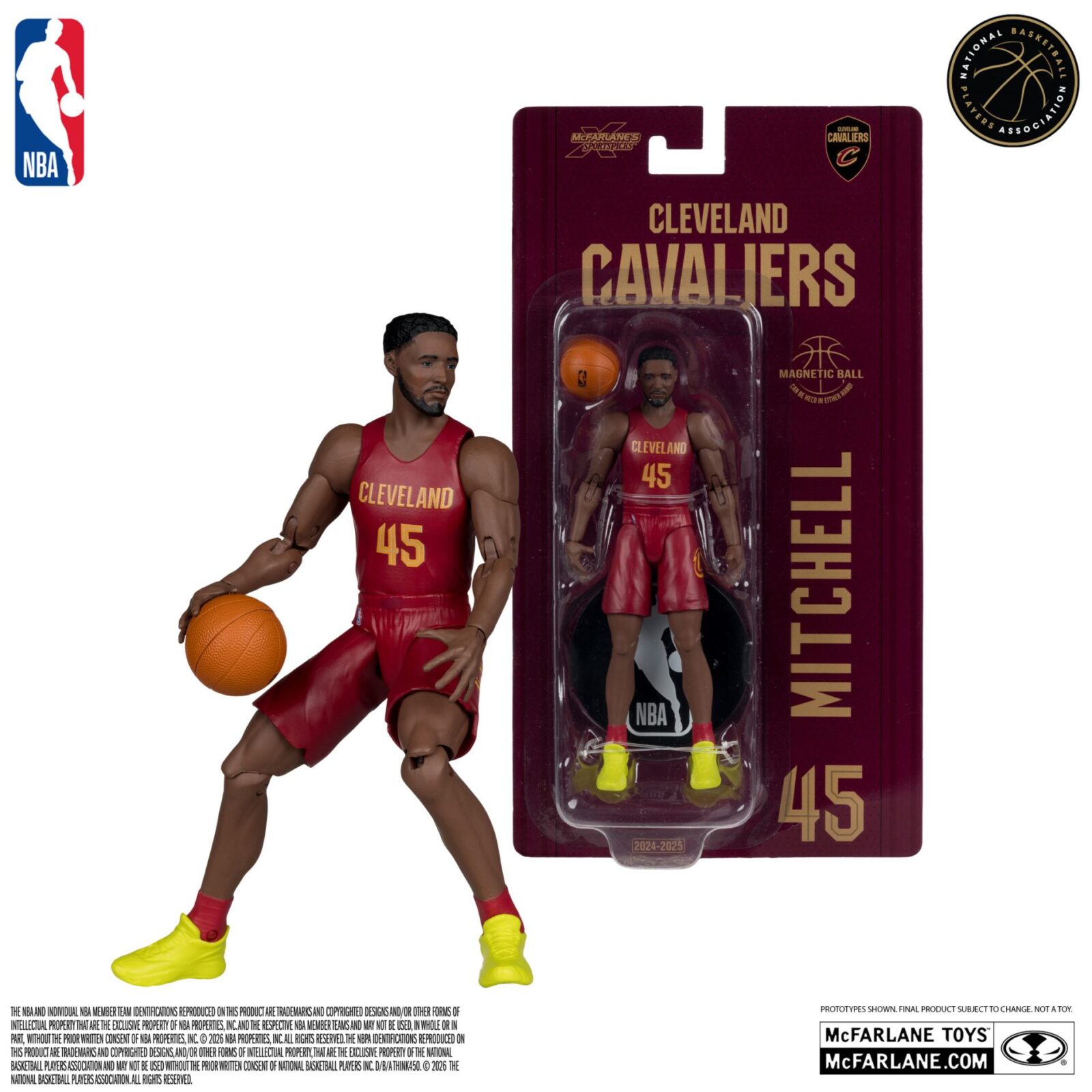 NBA 6INCH Articulated Figures WV1 Donovan Mitchell (Cleveland Cavaliers) DS Modellismo Nba 6INCH Articulated WV1 Donovan Mitchell