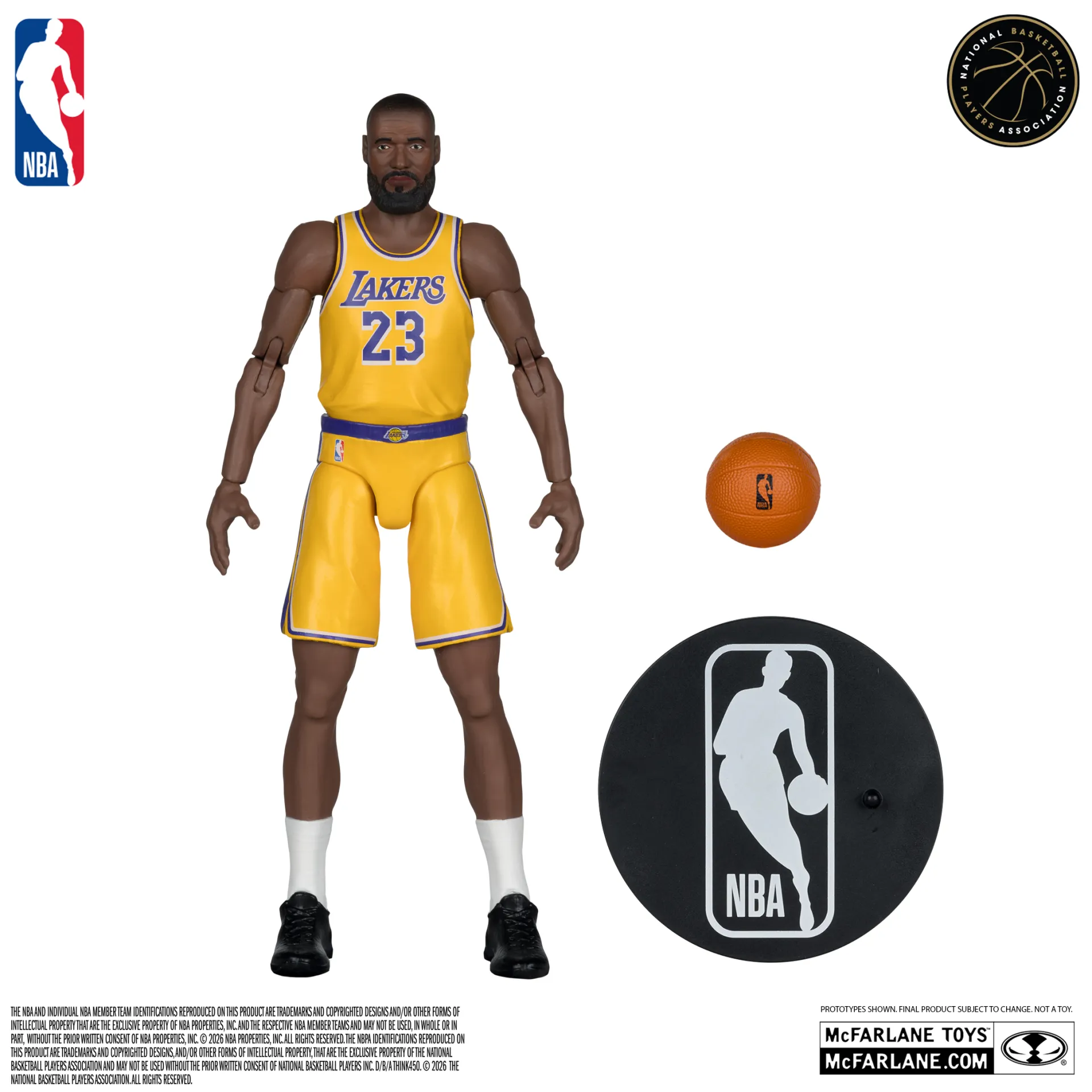 NBA 6INCH Articulated Figures WV1 Lebron James (Los Angeles Lakers) DS Modellismo Nba 6INCH Articulated WV1 Lebron James