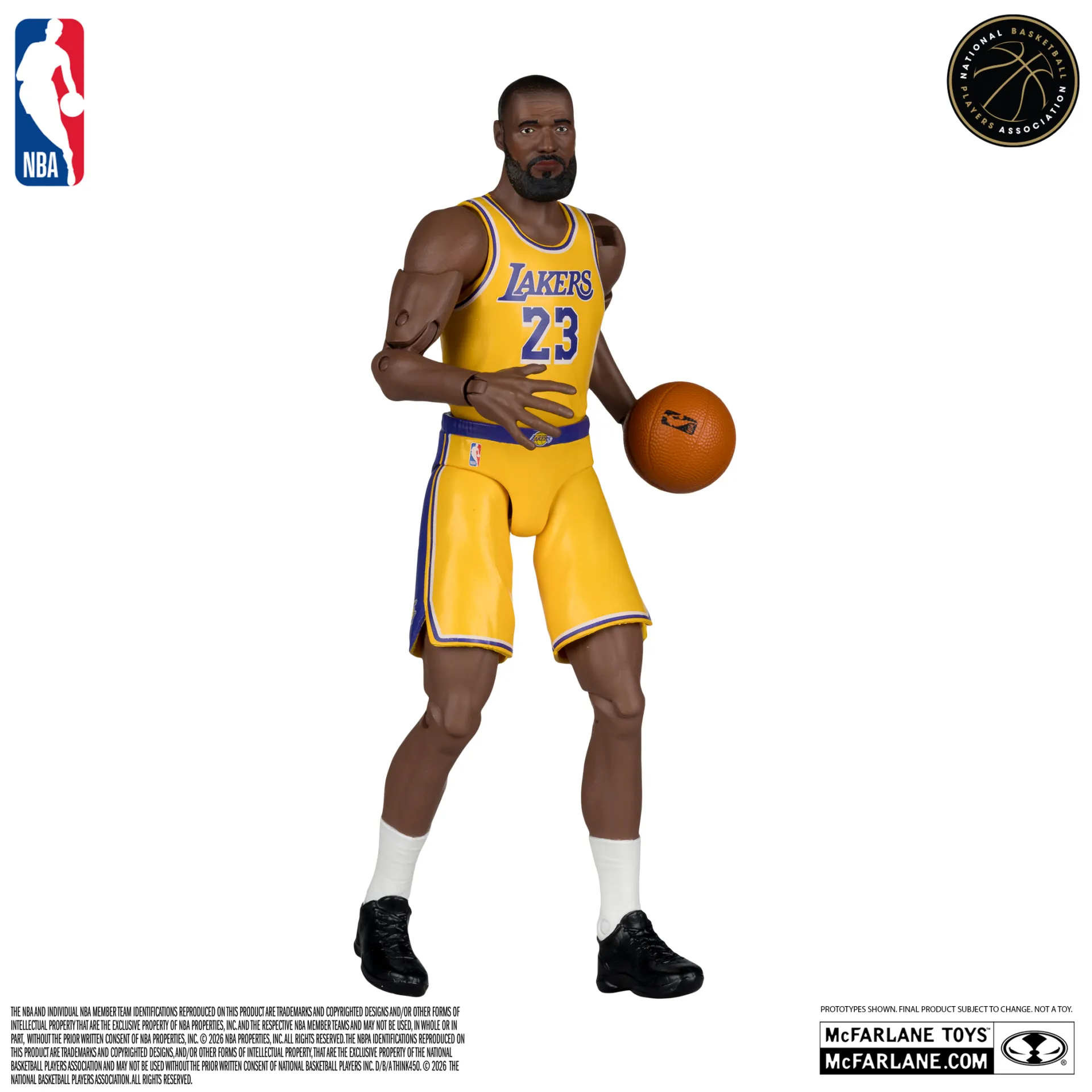 NBA 6INCH Articulated Figures WV1 Lebron James (Los Angeles Lakers) DS Modellismo Nba 6INCH Articulated WV1 Lebron James
