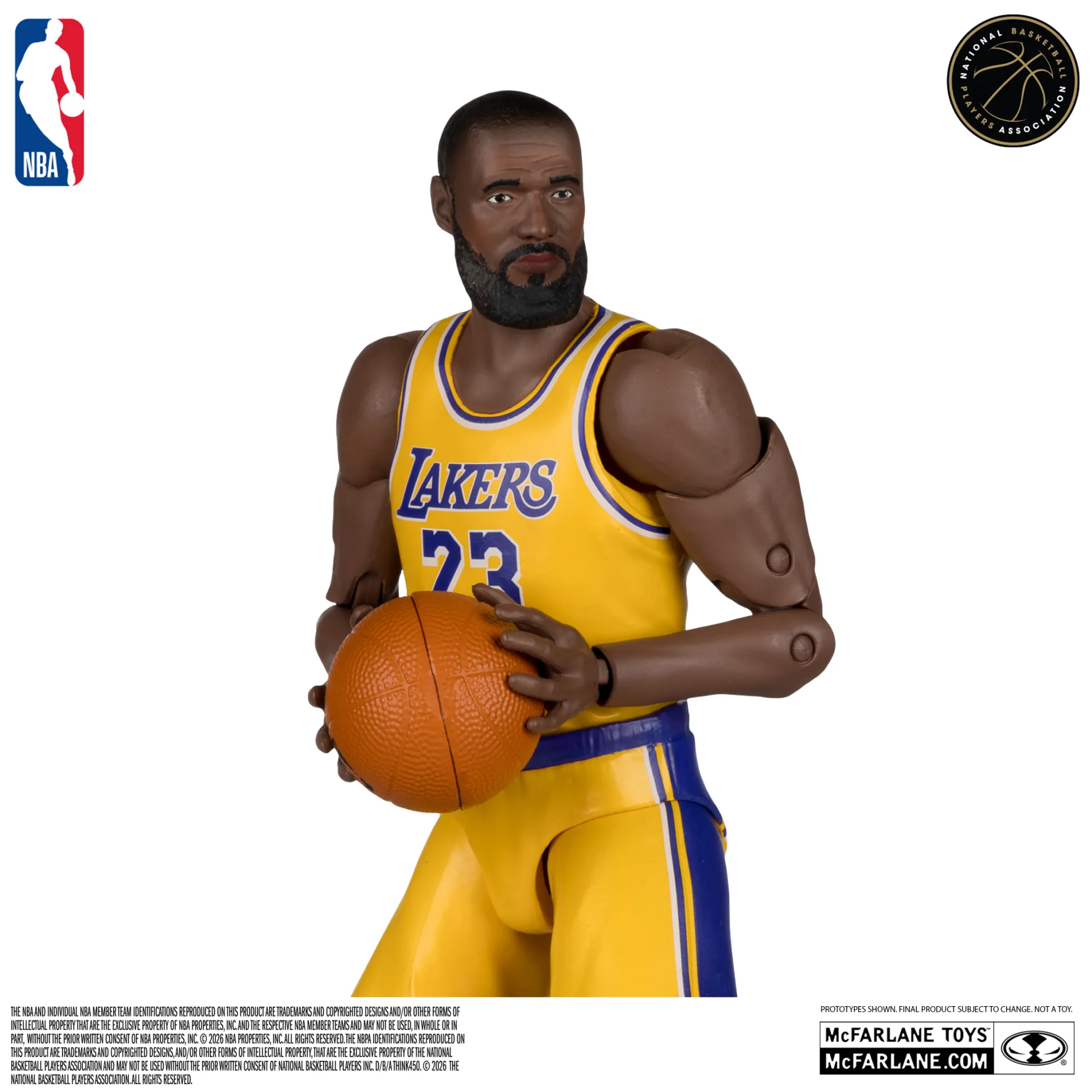 NBA 6INCH Articulated Figures WV1 Lebron James (Los Angeles Lakers) DS Modellismo Nba 6INCH Articulated WV1 Lebron James