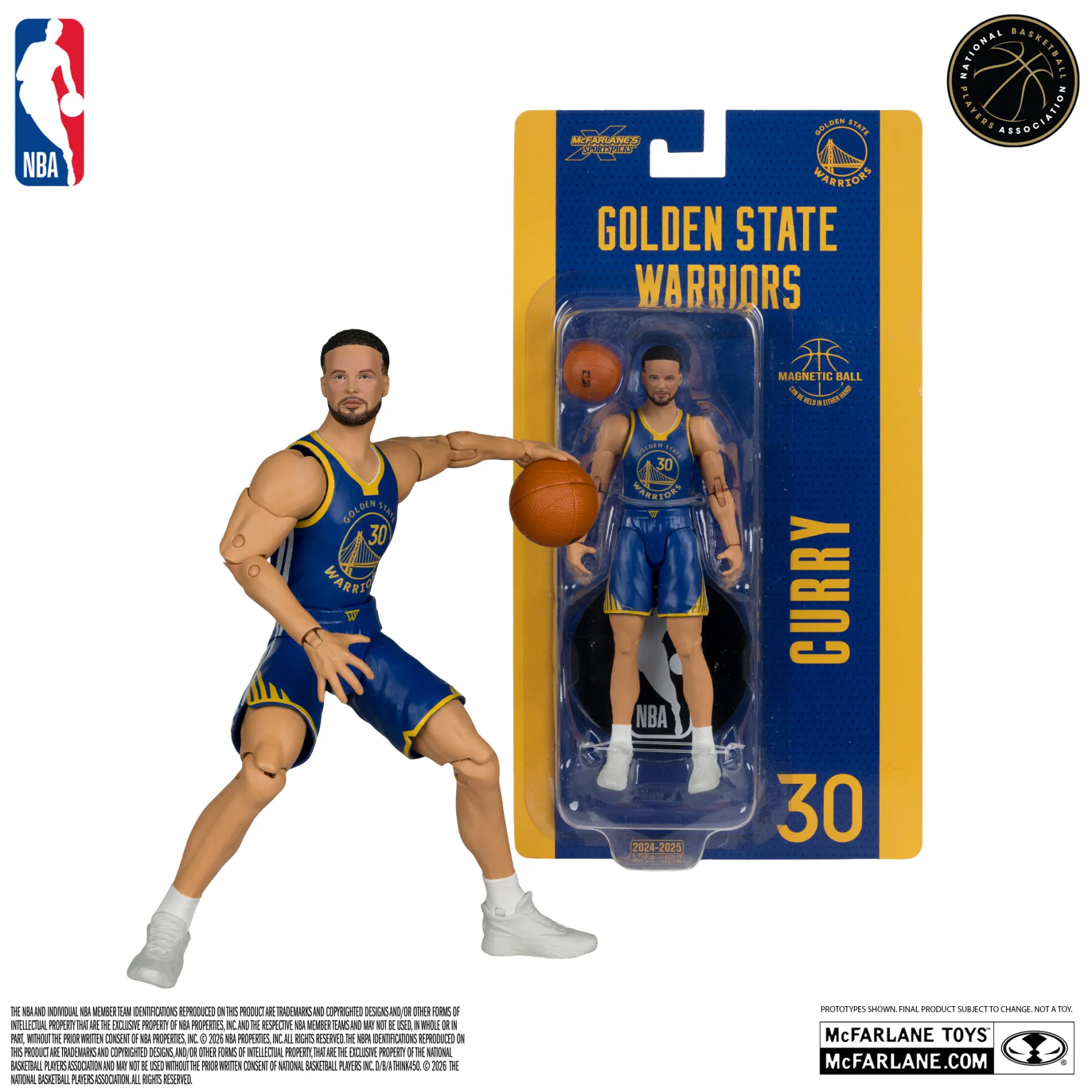 NBA 6INCH Articulated Figures WV1 Stephen Curry (Golden State Warriors) DS Modellismo Nba 6INCH Articulated WV1 Stephen Curry