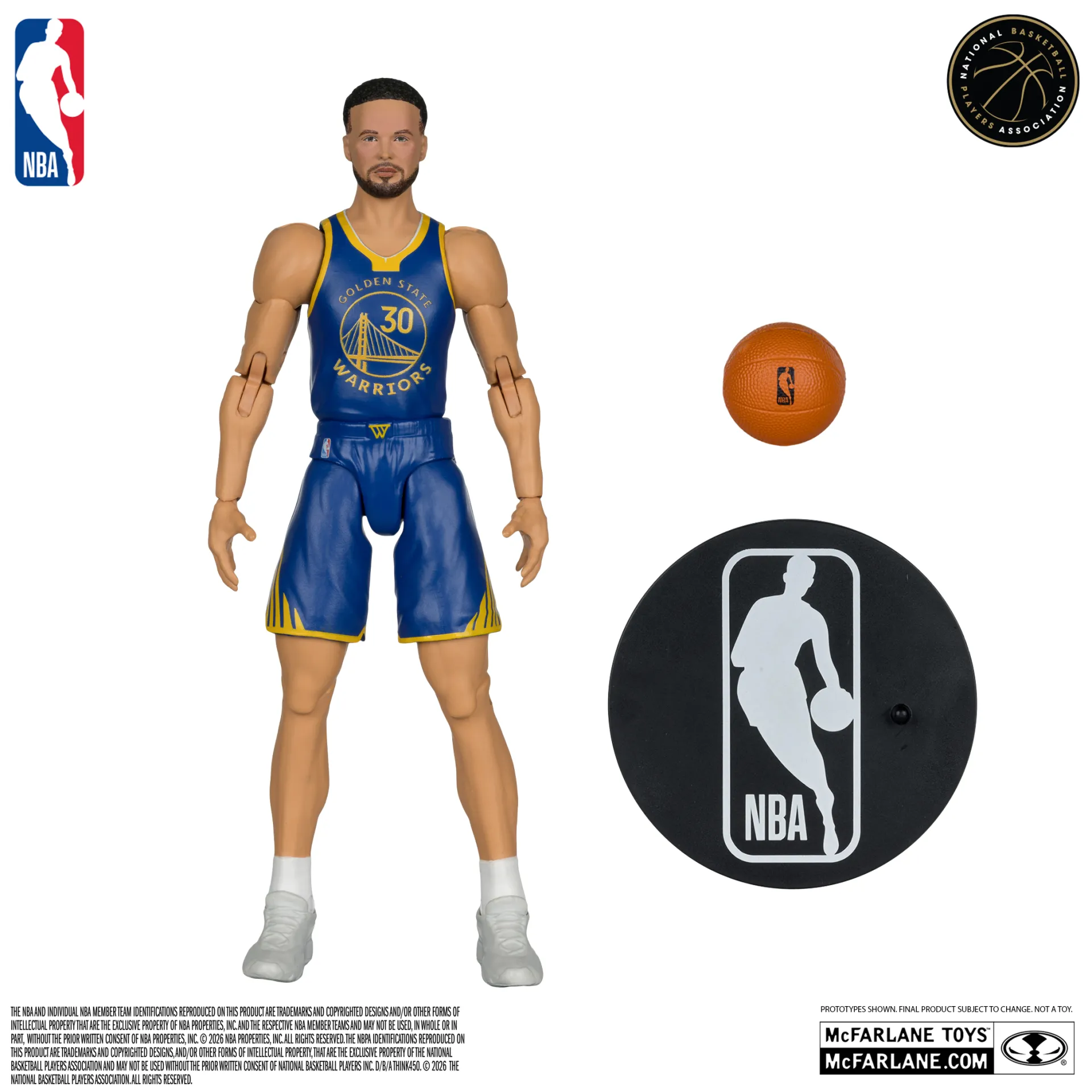 NBA 6INCH Articulated Figures WV1 Stephen Curry (Golden State Warriors) DS Modellismo Nba 6INCH Articulated WV1 Stephen Curry