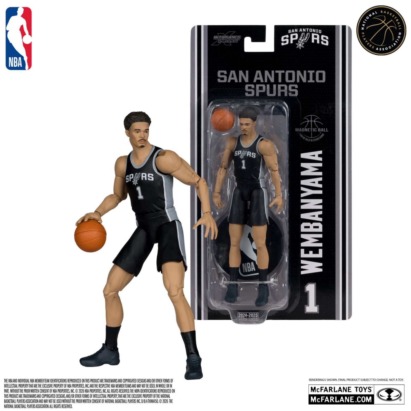 NBA 6INCH Articulated Figures WV1 Victor Wembanyana (San Antonio Spurs) DS Modellismo Nba 6INCH Articulated WV1 Victor Wembanyana