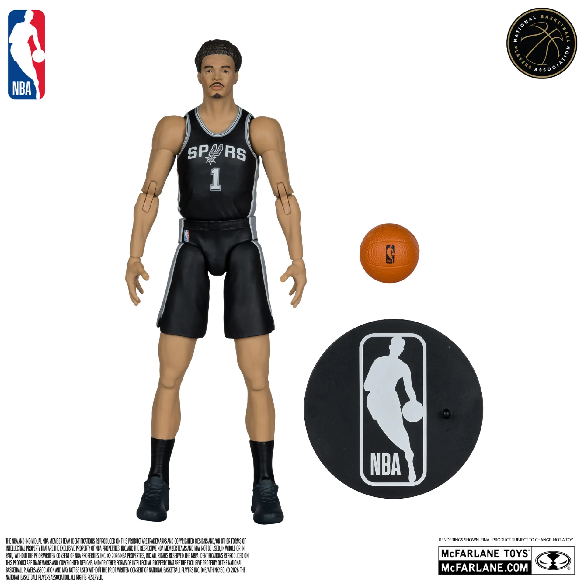 NBA 6INCH Articulated Figures WV1 Victor Wembanyana (San Antonio Spurs) DS Modellismo Nba 6INCH Articulated WV1 Victor Wembanyana