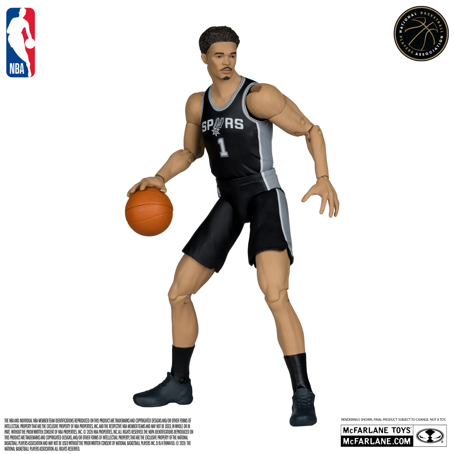NBA 6INCH Articulated Figures WV1 Victor Wembanyana (San Antonio Spurs) DS Modellismo Nba 6INCH Articulated WV1 Victor Wembanyana