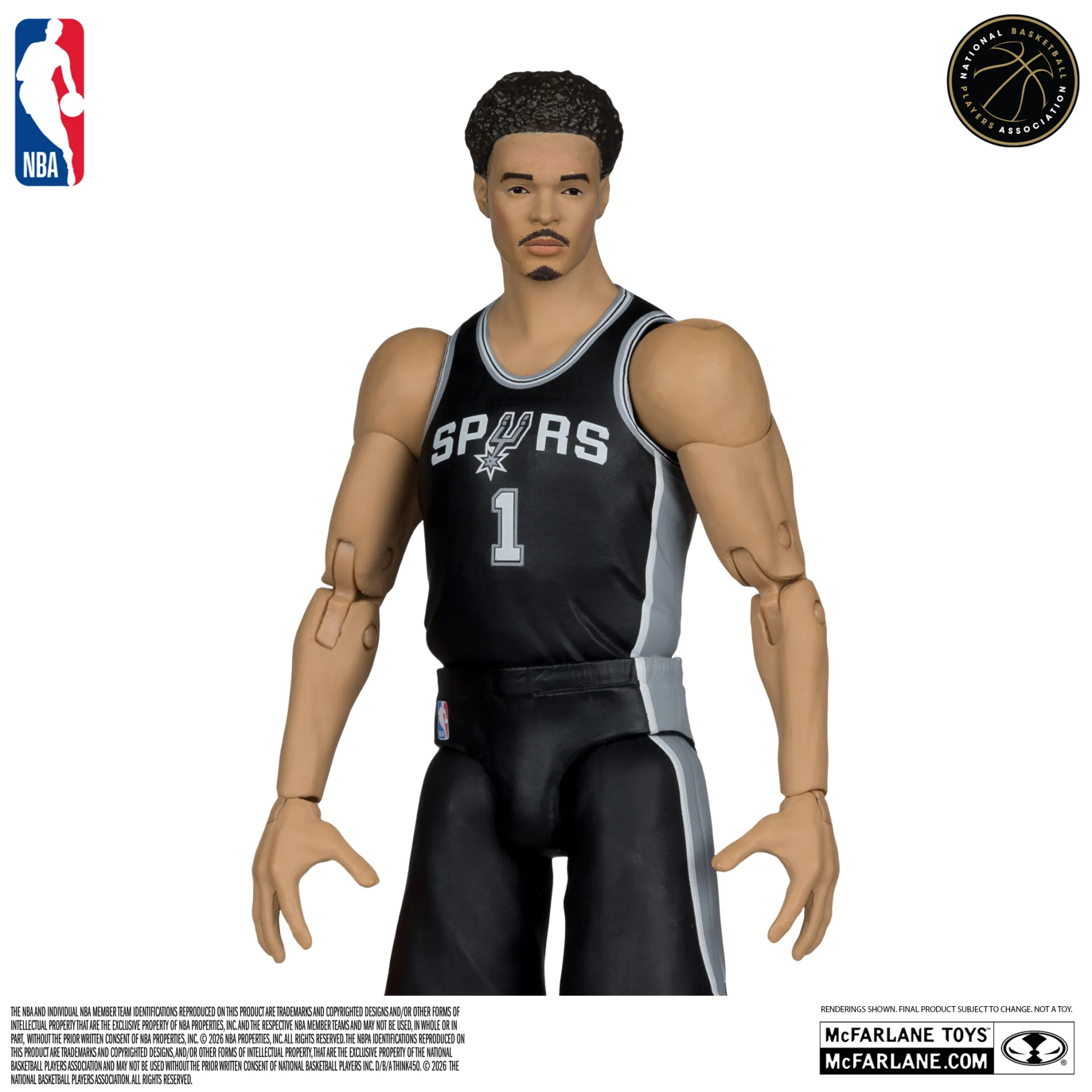 NBA 6INCH Articulated Figures WV1 Victor Wembanyana (San Antonio Spurs) DS Modellismo Nba 6INCH Articulated WV1 Victor Wembanyana