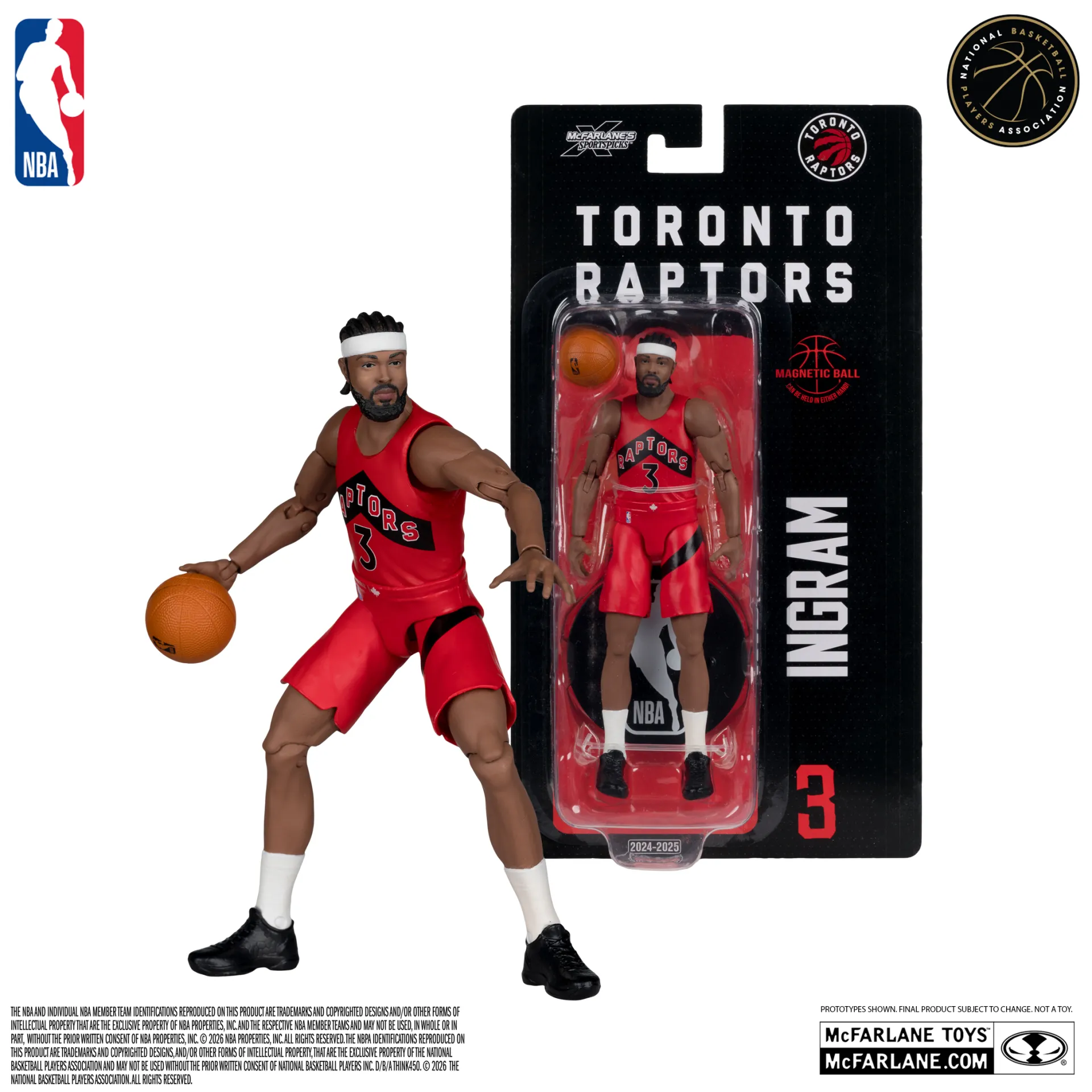 NBA 6INCH Articulated Figures WV1- Brandon Ingram (Toronto Raptors) DS Modellismo Nba 6INCH Articulated WV1- Brandon Ingram