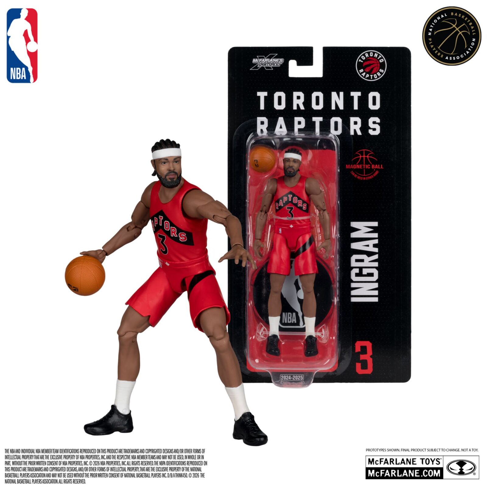 NBA 6INCH Articulated Figures WV1- Brandon Ingram (Toronto Raptors) DS Modellismo Nba 6INCH Articulated WV1- Brandon Ingram