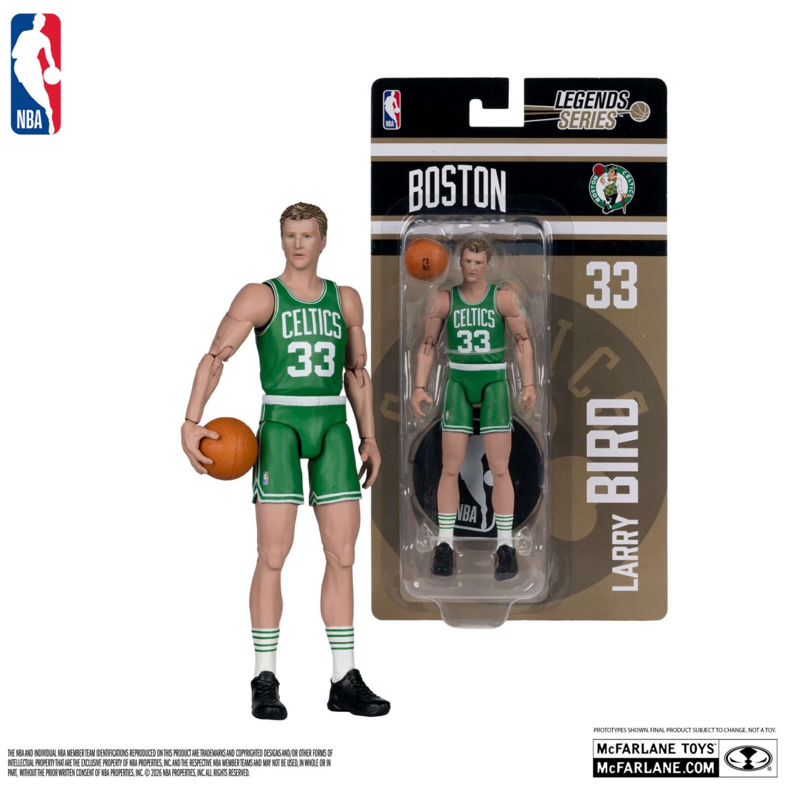 NBA 6INCH Articulated Figures Larry Bird (Legends Series) DS Modellismo Nba 6INCH Articulated Larry Bird