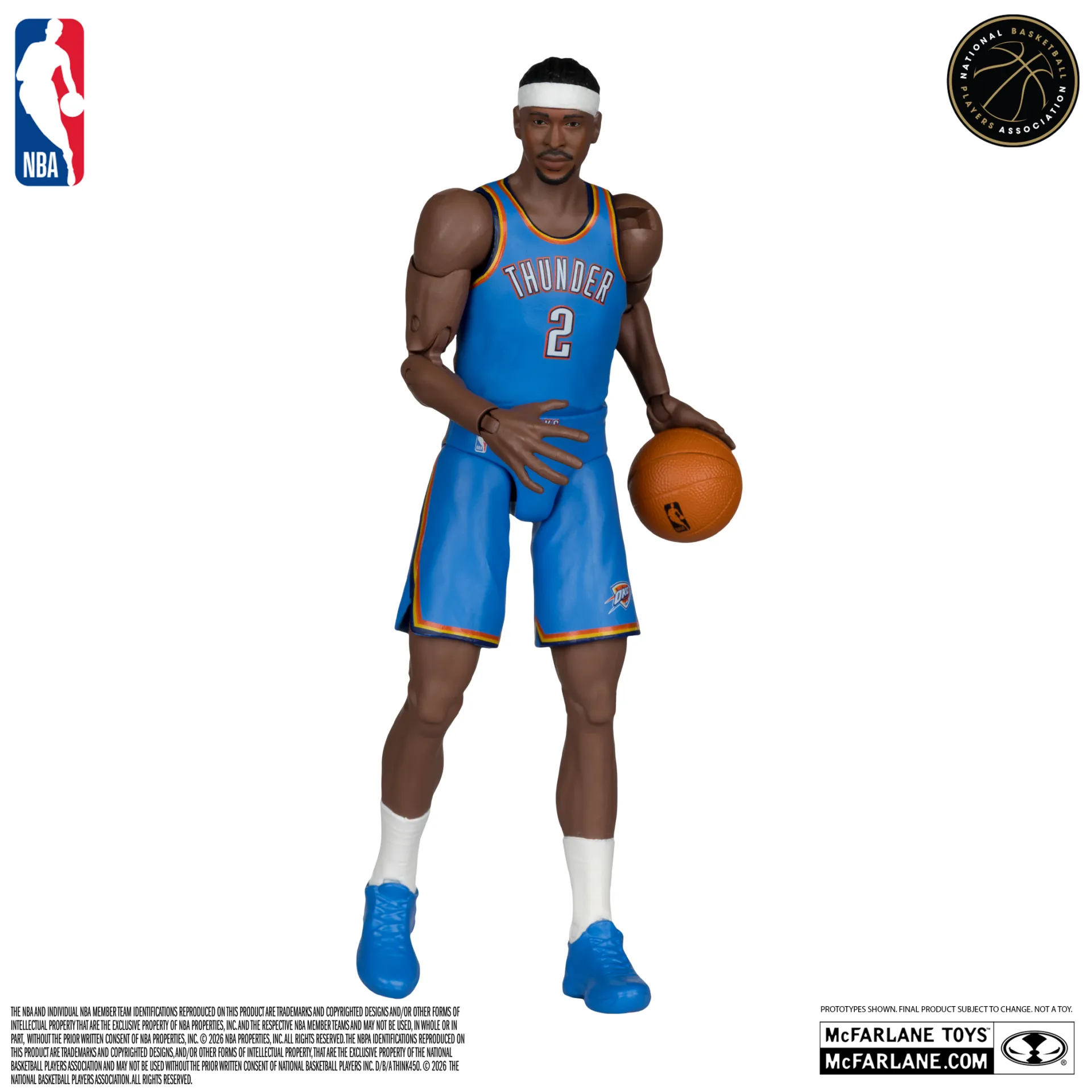 NBA 6INCH Articulated Figures WV1 Shai Gilgeous-alexander (Oklahoma City Thunder) DS Modellismo Nba 6INCH Articulated WV1 Shai