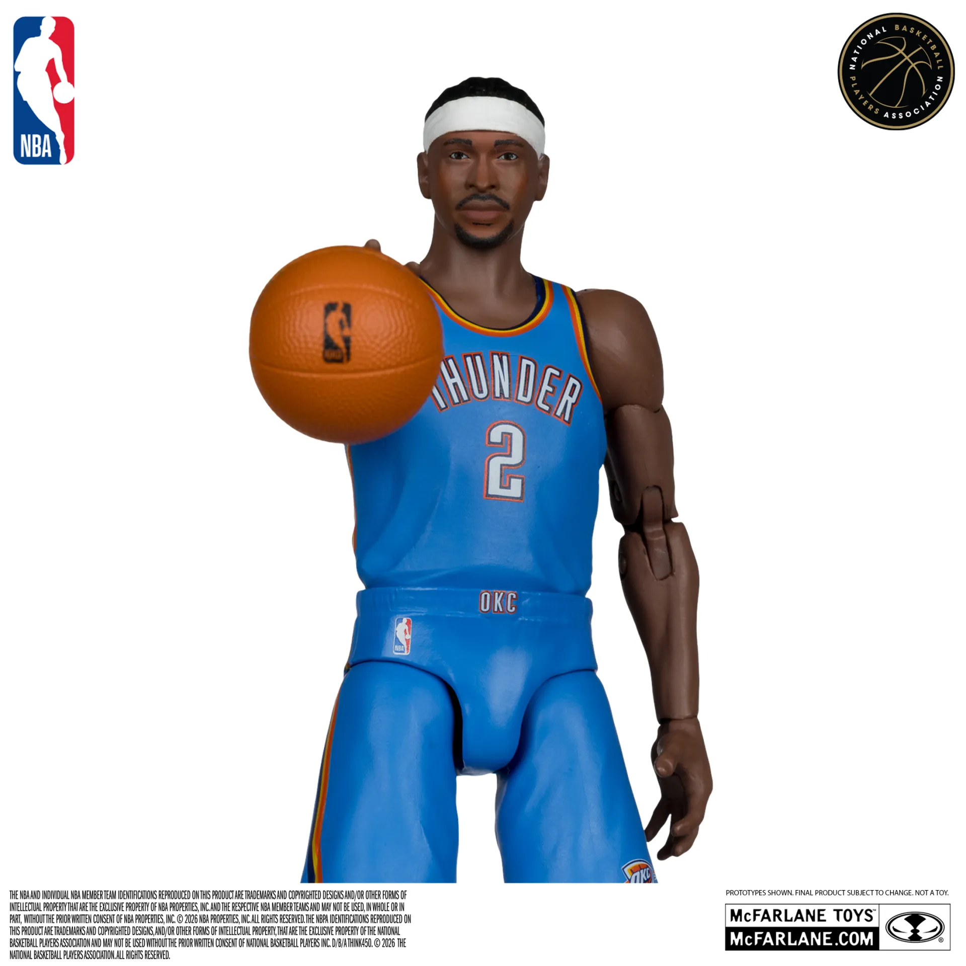 NBA 6INCH Articulated Figures WV1 Shai Gilgeous-alexander (Oklahoma City Thunder) DS Modellismo Nba 6INCH Articulated WV1 Shai