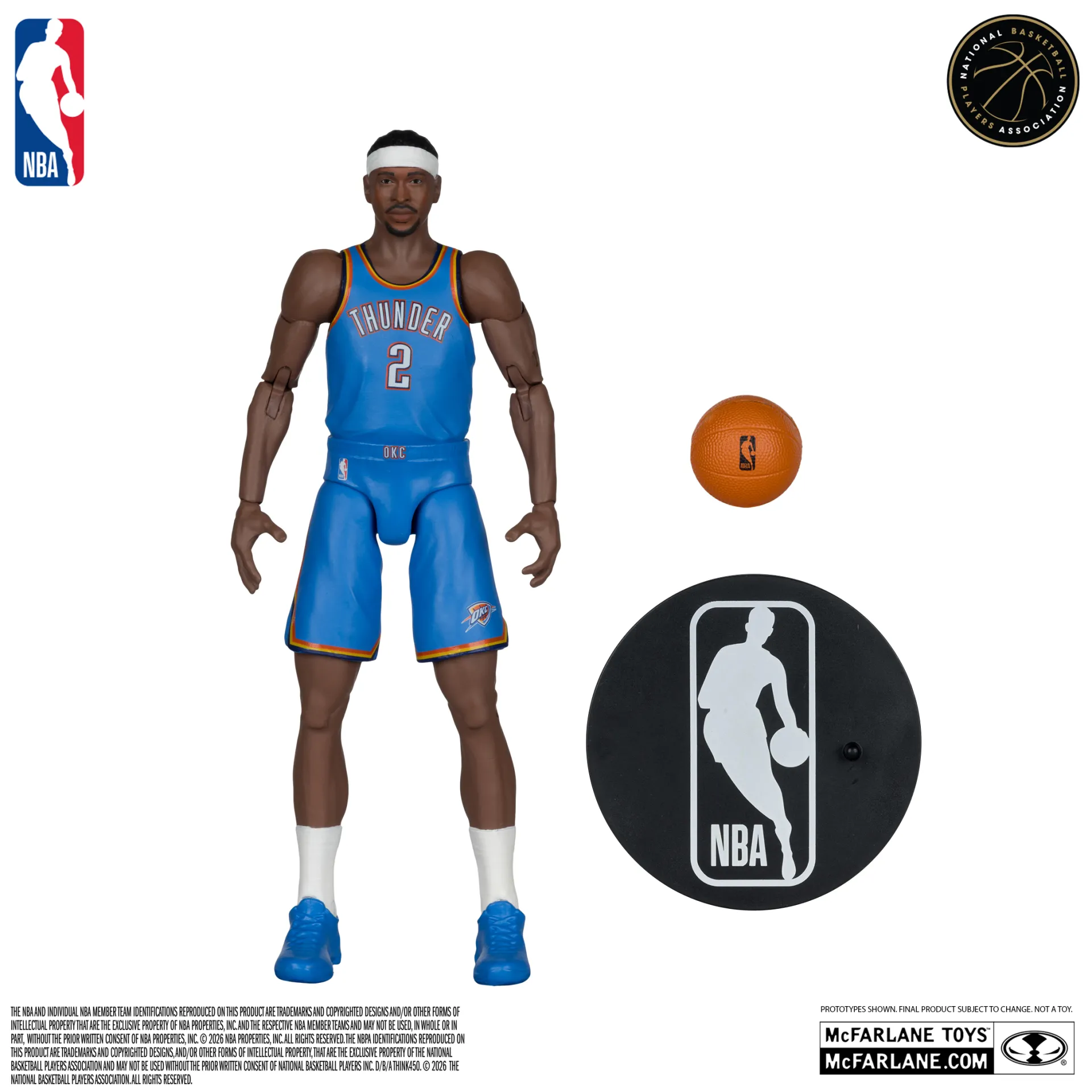NBA 6INCH Articulated Figures WV1 Shai Gilgeous-alexander (Oklahoma City Thunder) DS Modellismo Nba 6INCH Articulated WV1 Shai