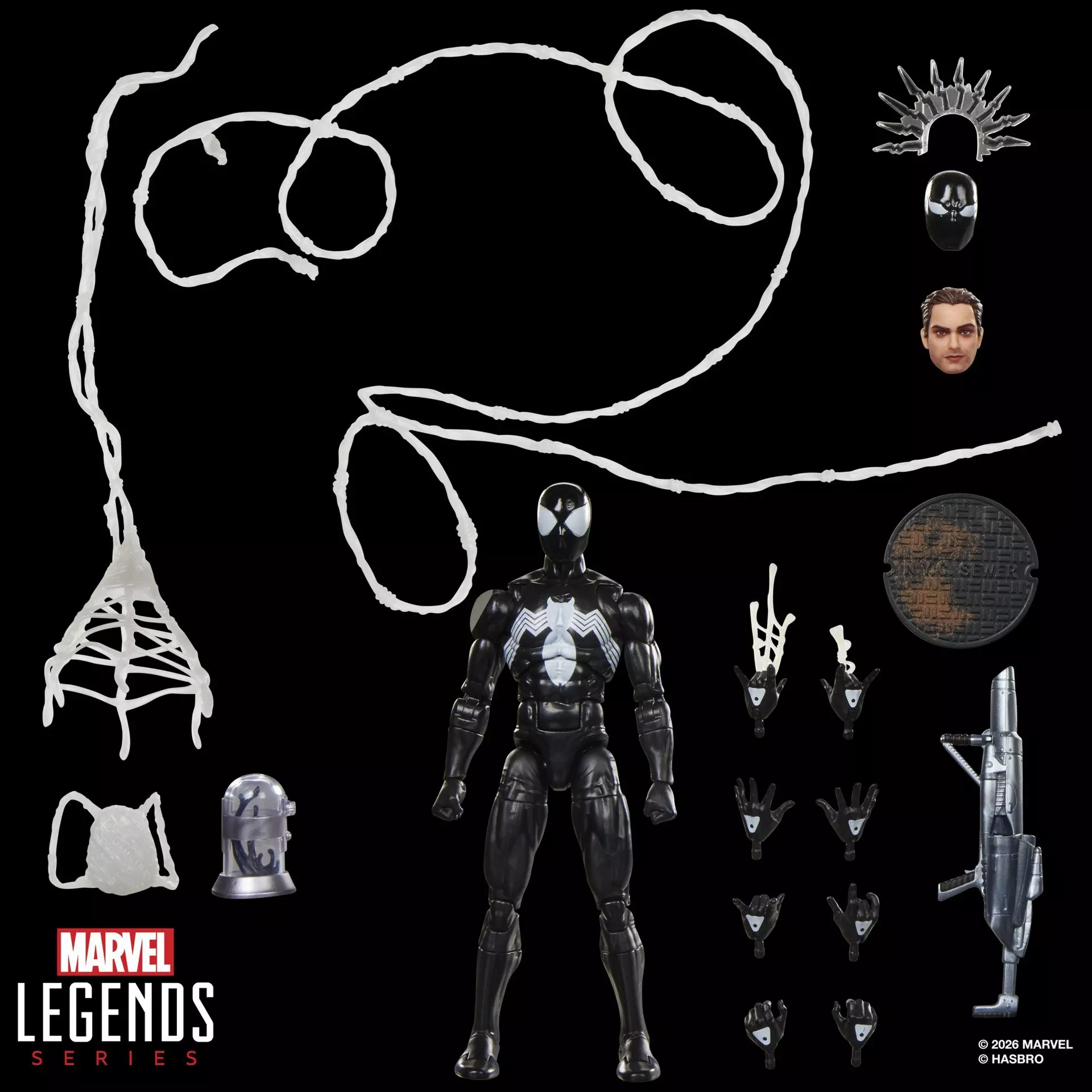 Marvel Legends Maximum Symbiote Spider-man Action Figure DS Modellismo Marvel Legends Maximum Symbiote Spider-man