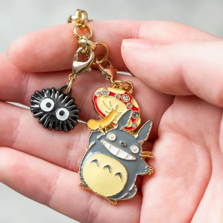 Il mio vicino Totoro Big Totoro & Mushroom Charm Chain DS Modellismo Il mio vicino Totoro Big Totoro & Mushroom