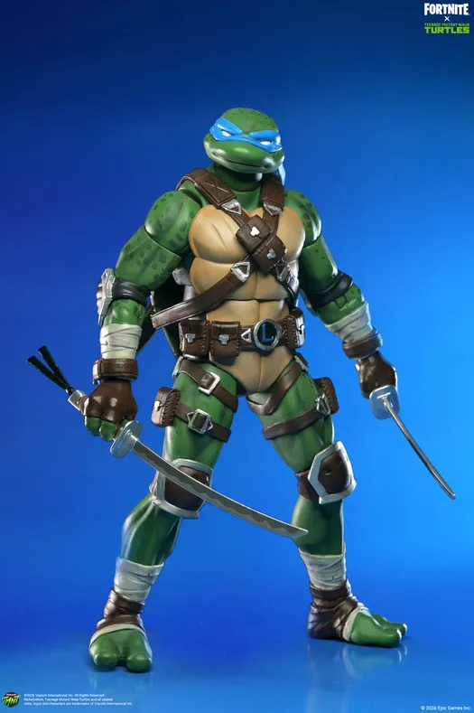 Teenage Mutant Ninja Turtles Fortnite Leonardo Action Figure DS Modellismo Teenage Mutant Ninja Turtles Fortnite