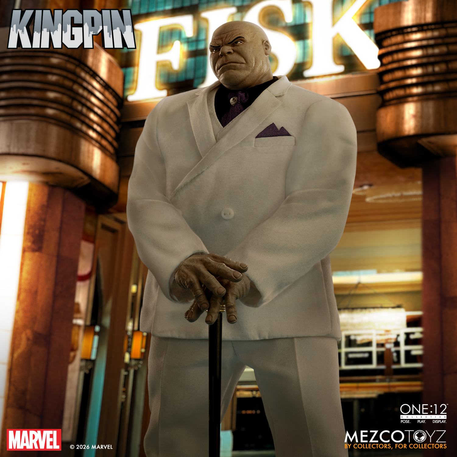 ONE:12 Collective Kingpin Action Figure DS Modellismo ONE:12 Collective Kingpin Action MEZCO TOYS