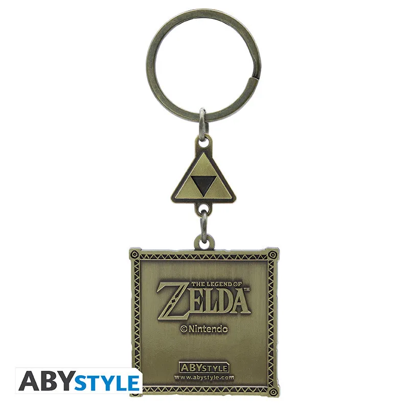 Portachiavi The Legend OF Zelda Link & Triforce DS Modellismo Portachiavi Legend Zelda Link & Triforce